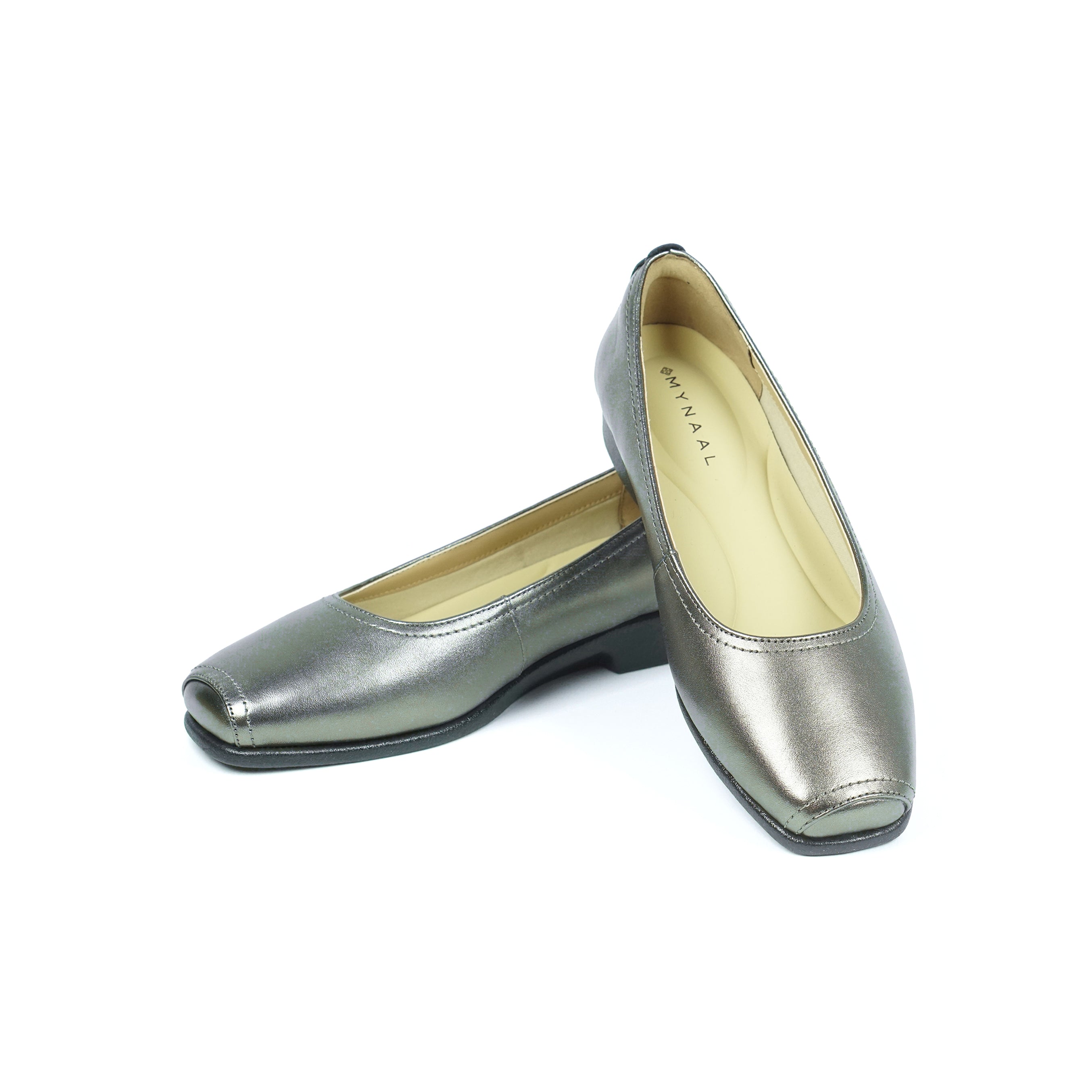 Mynaal T82717-7 Women's Shoes #color_Silver