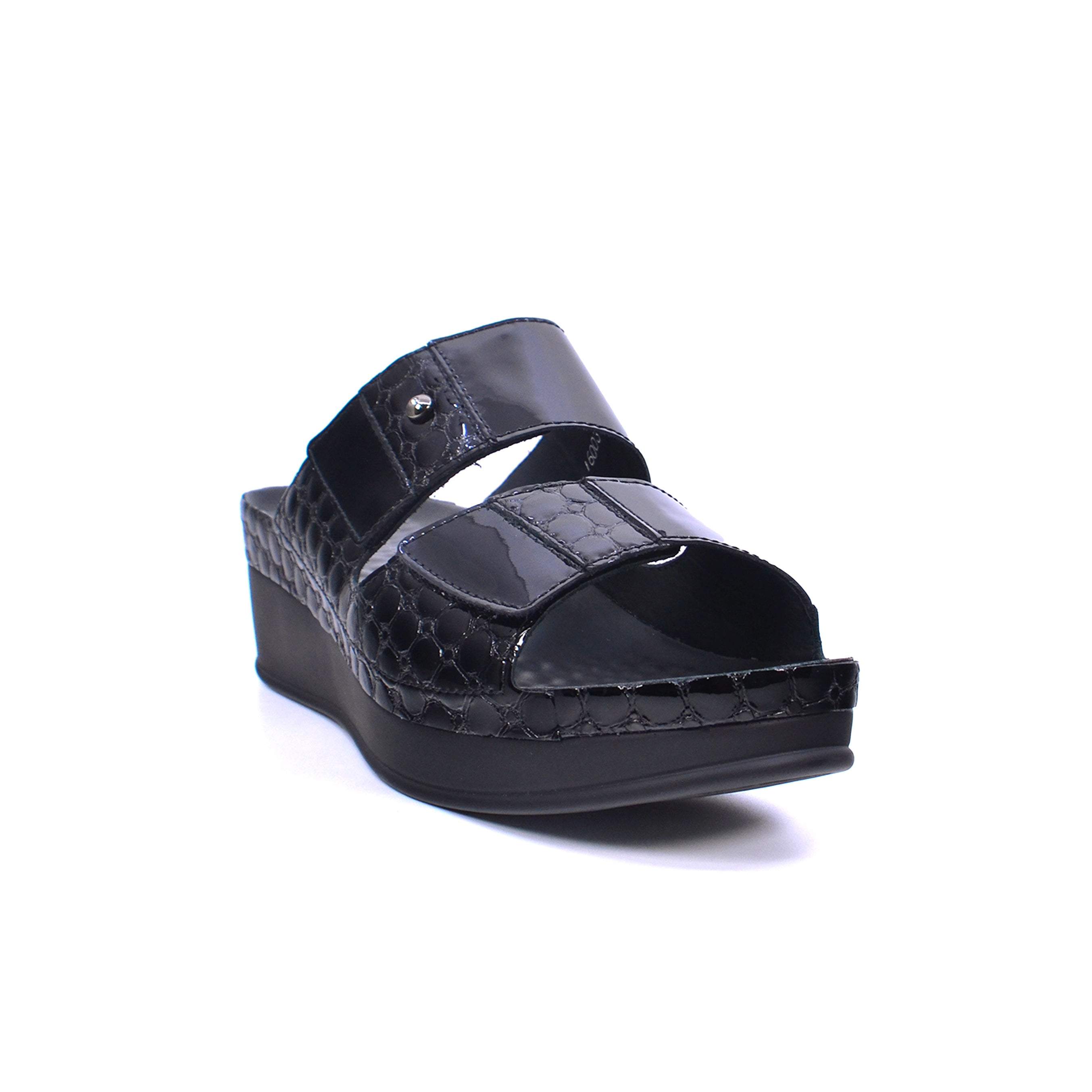 Vital Lara - Capitone/Lack 16003S-50823-99 Women's Sandals #color_Black