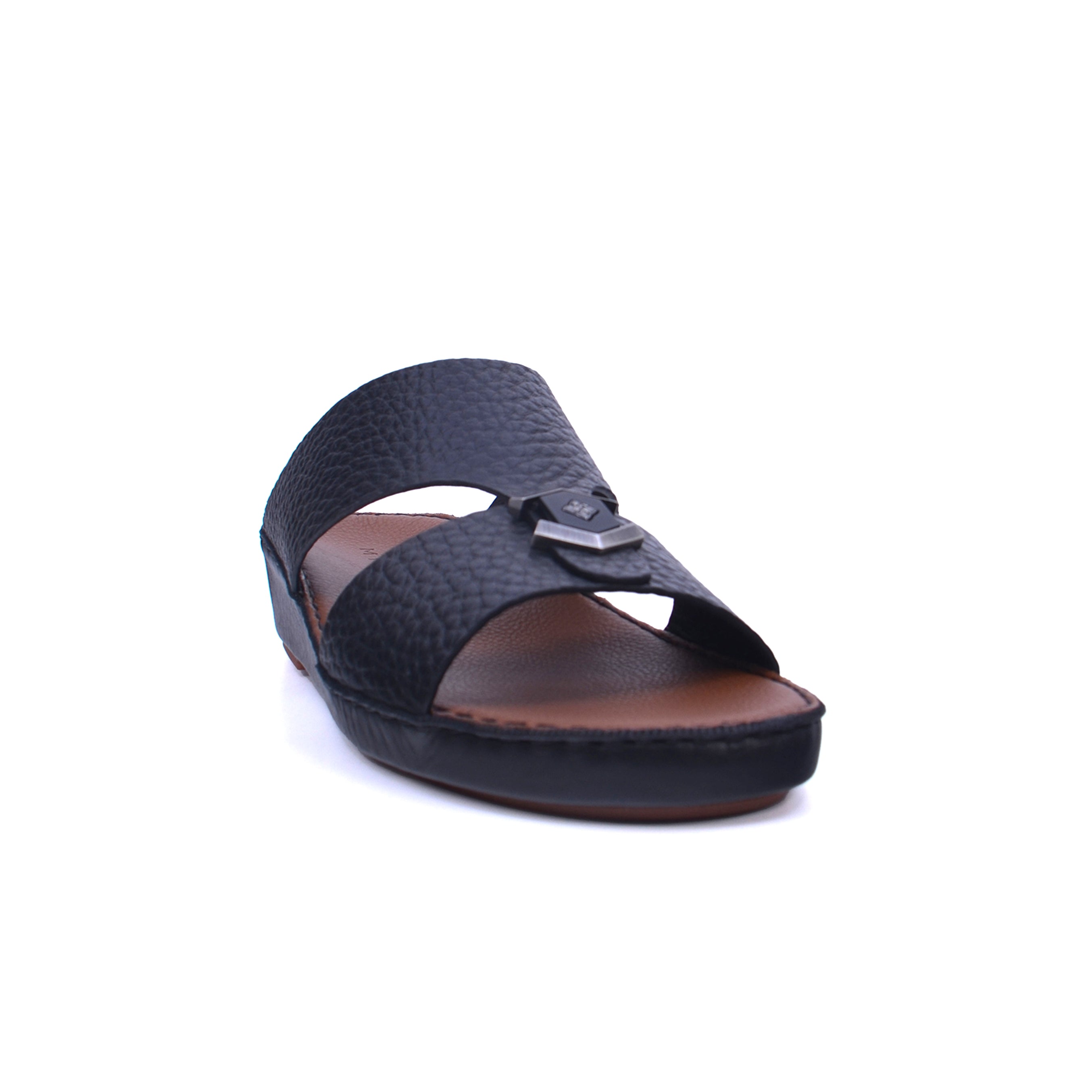 Mynaal MYL 005 Men's Arabic Sandals #color_Black