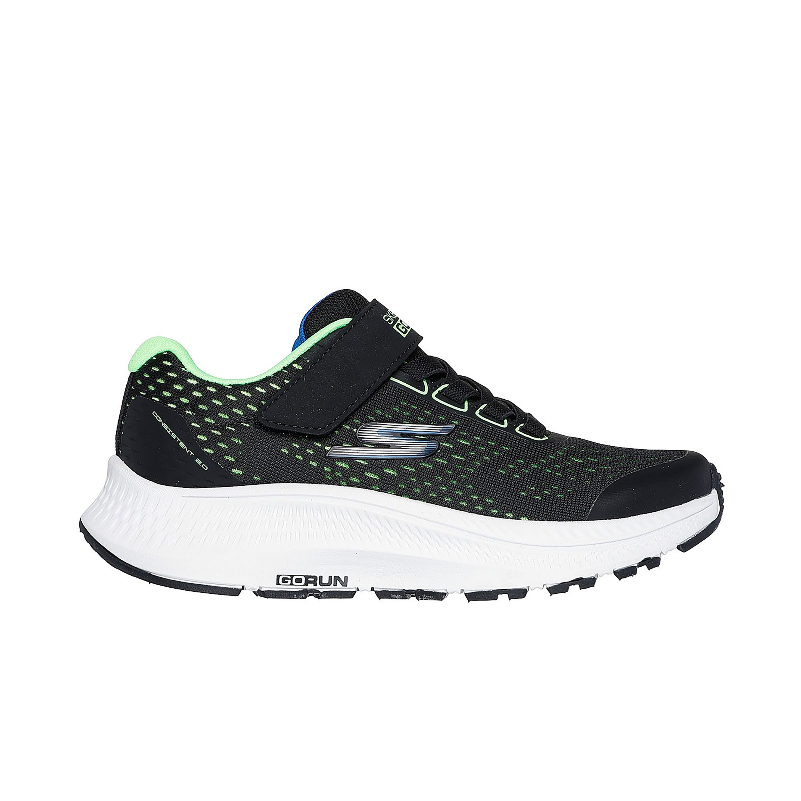 Skechers Boys GO RUN Consistent 2.0 - Kexlux Shoes #color_Black