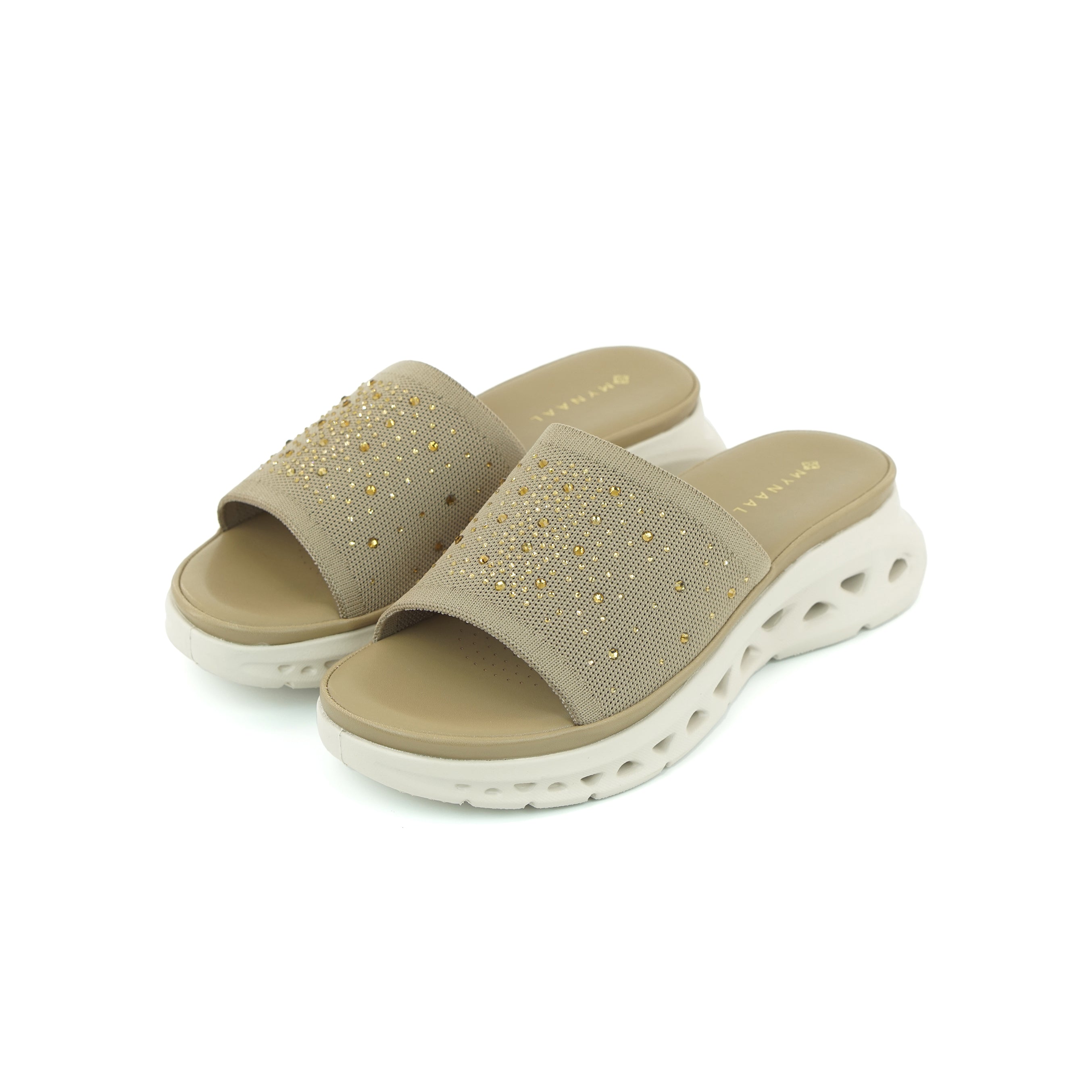 Mynaal 3F2006-911 Women's Sandals #color_Dark Beige