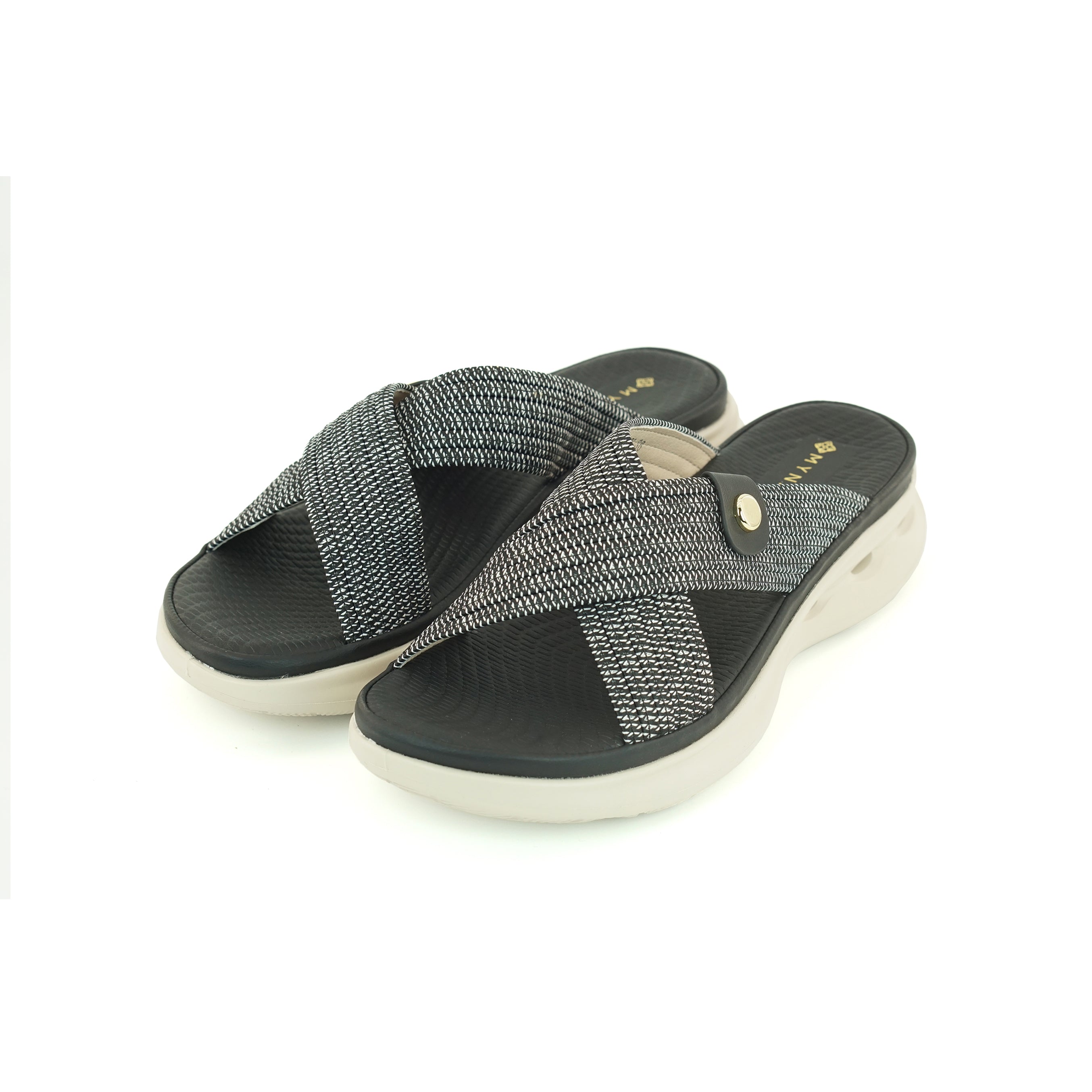 Mynaal 19Z332-326 Women's Sandals #color_Black