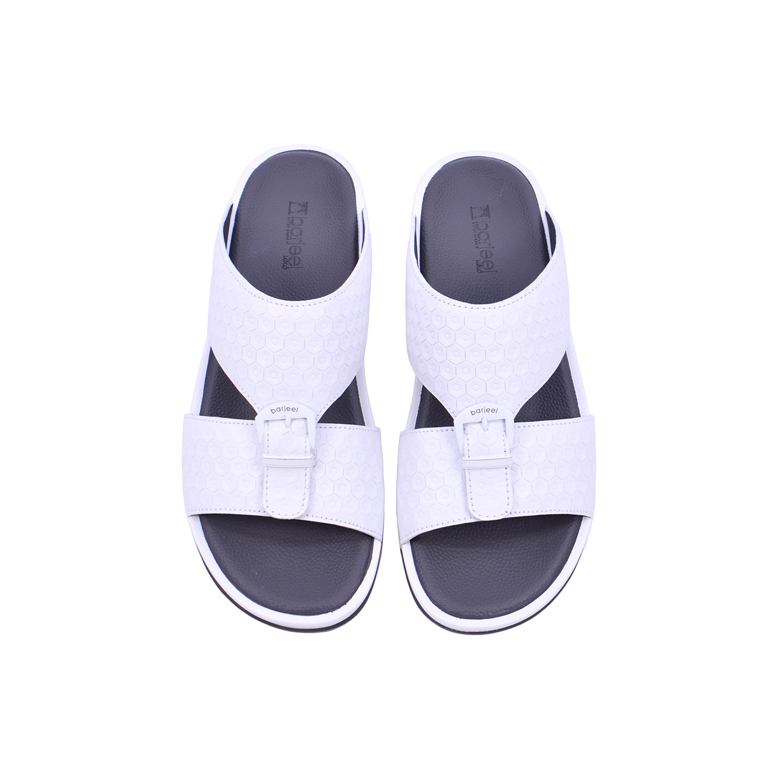 Barjeel Uno 011205 Men's Sandals #color_White