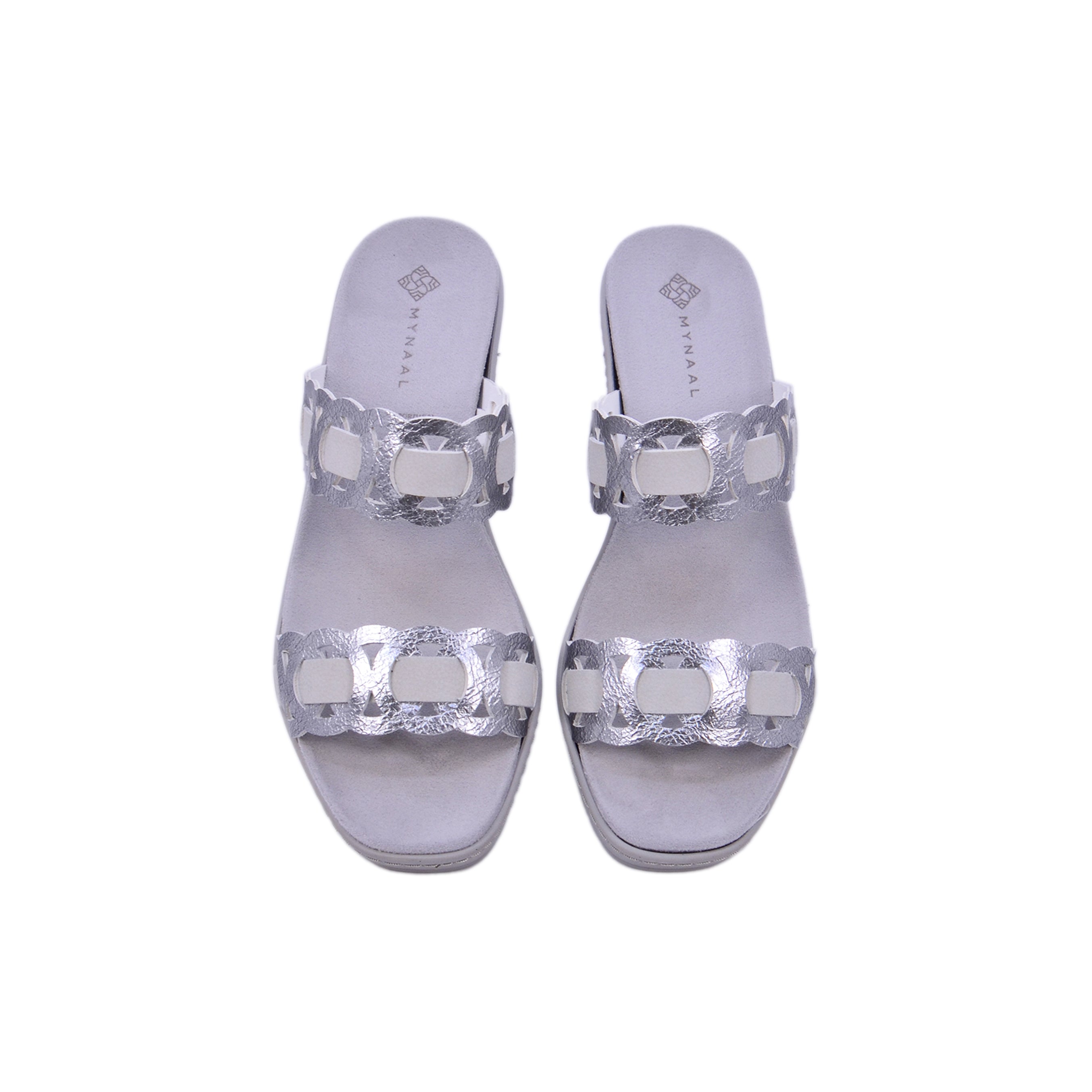 Mynaal Milan 21510T Women's Sandals #color_Silver