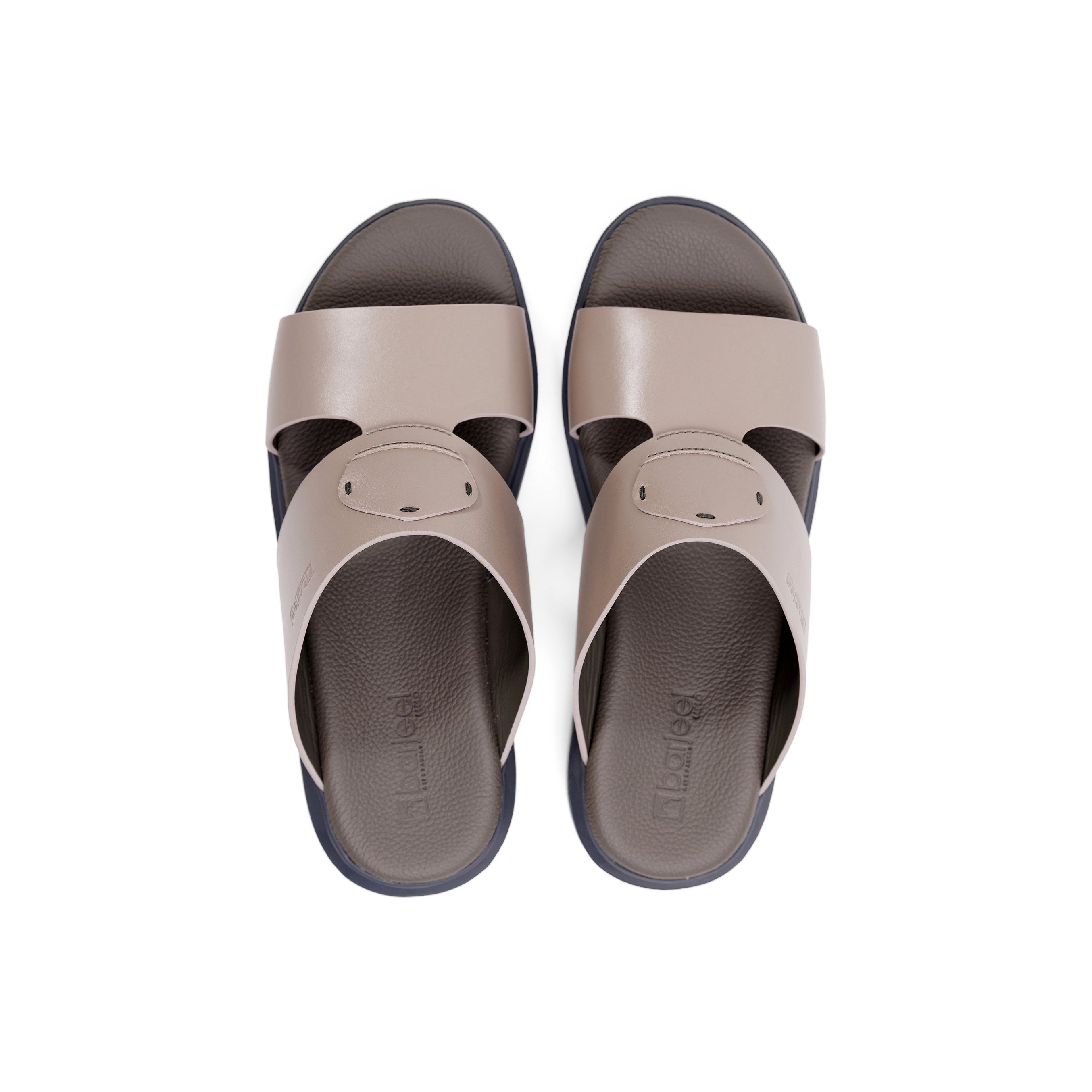Barjeel Uno BS005 Men's Sandals #color_Gray