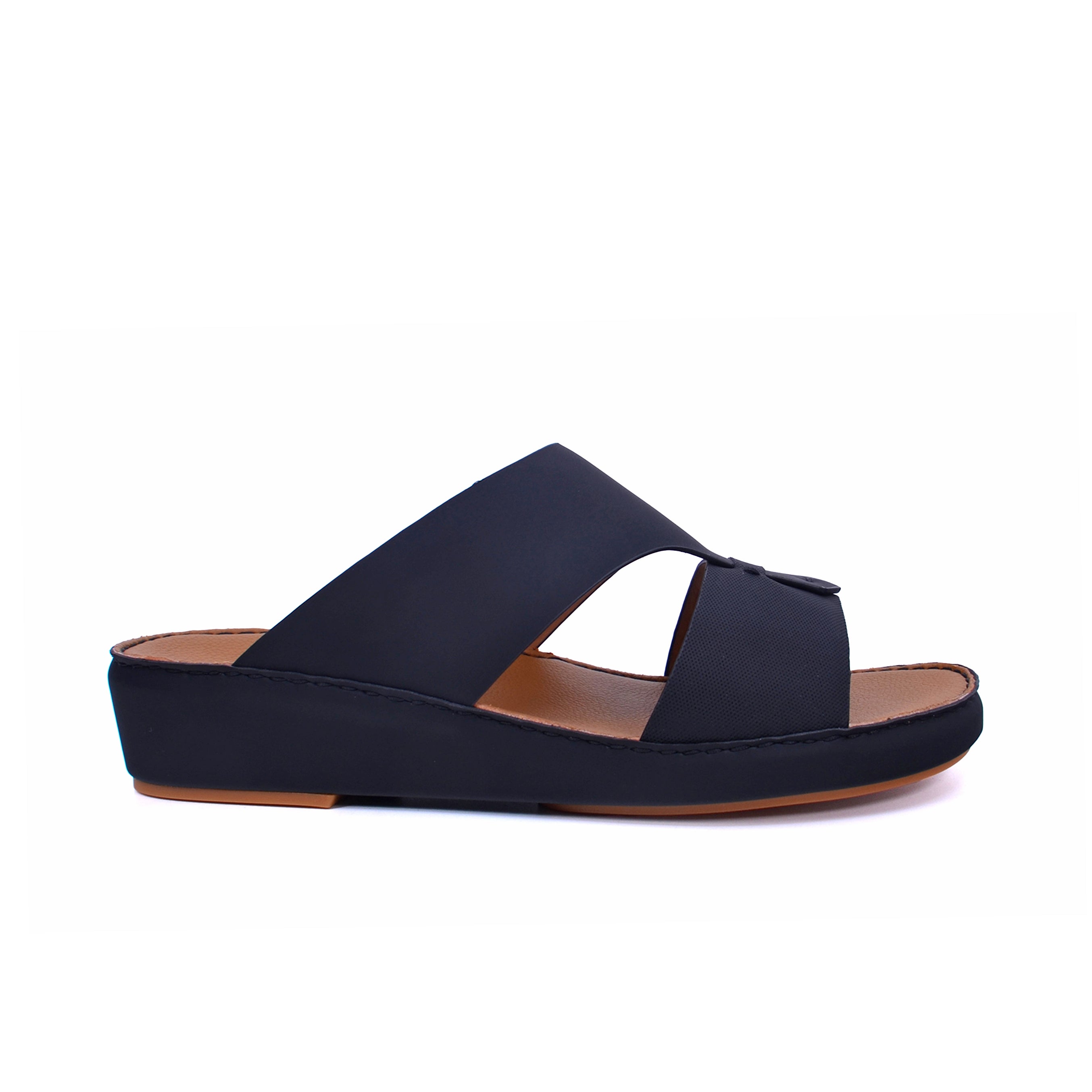 Barjeel Uno BS49 Men's Sandals #color_Black