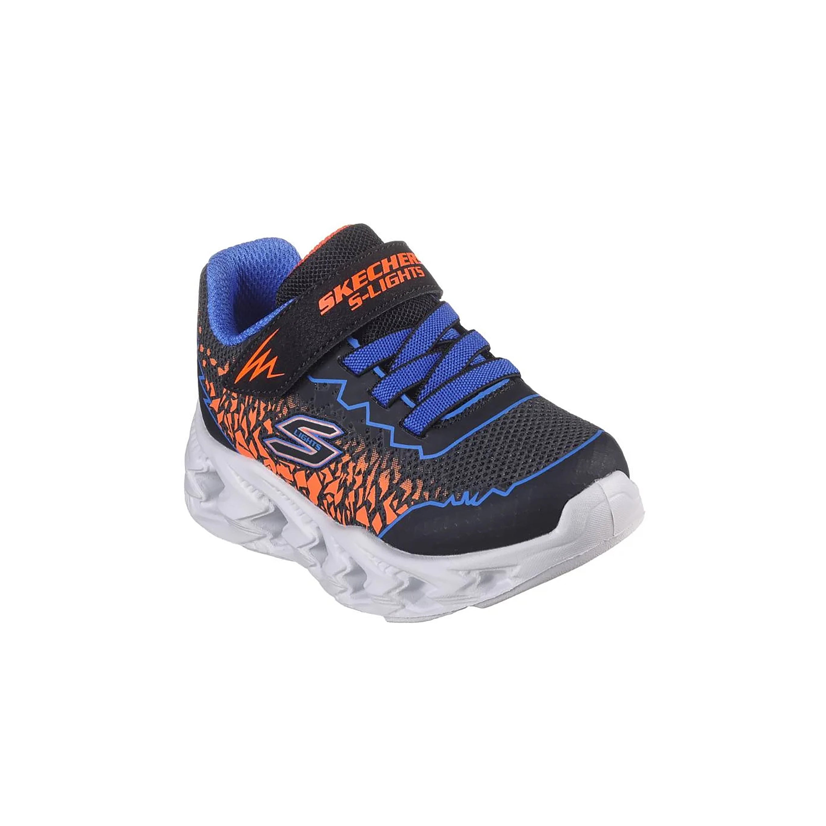 Skechers Boys S-Lights: Vortex 2.0 - Zorento Shoes #color_Black