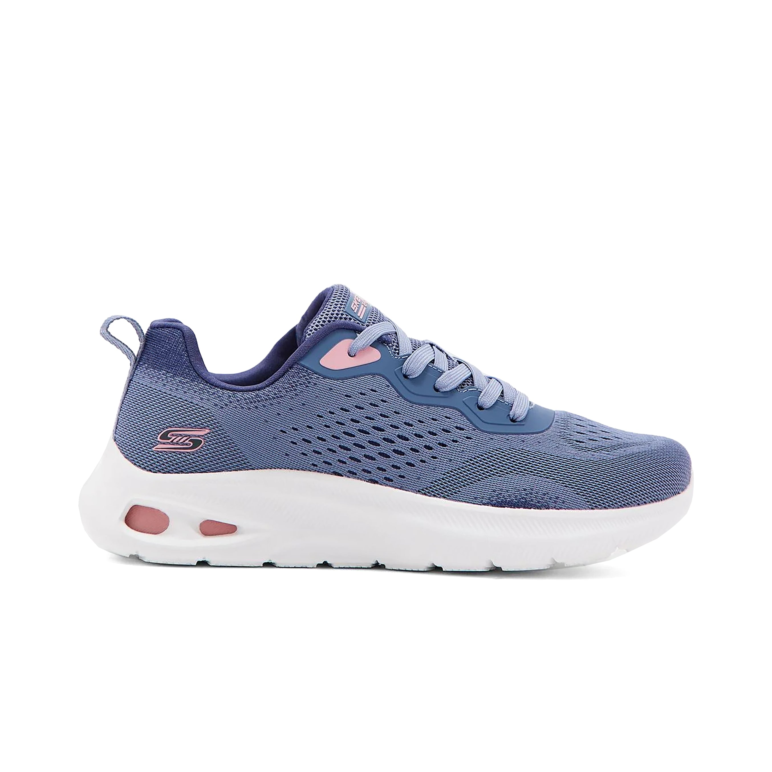Skechers Women BOBS Sport Unity - Sleek Territory Shoes #color_Blue