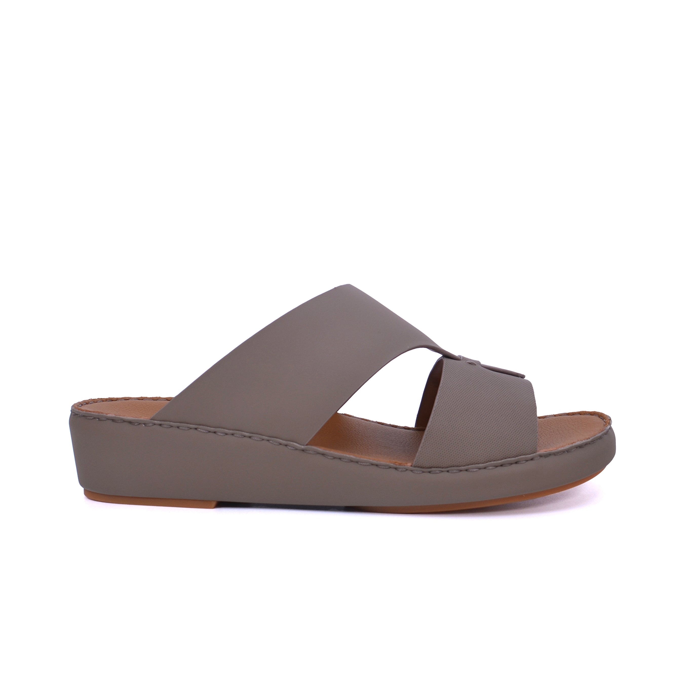 Barjeel Uno BS49 Men's Sandals #color_Beige