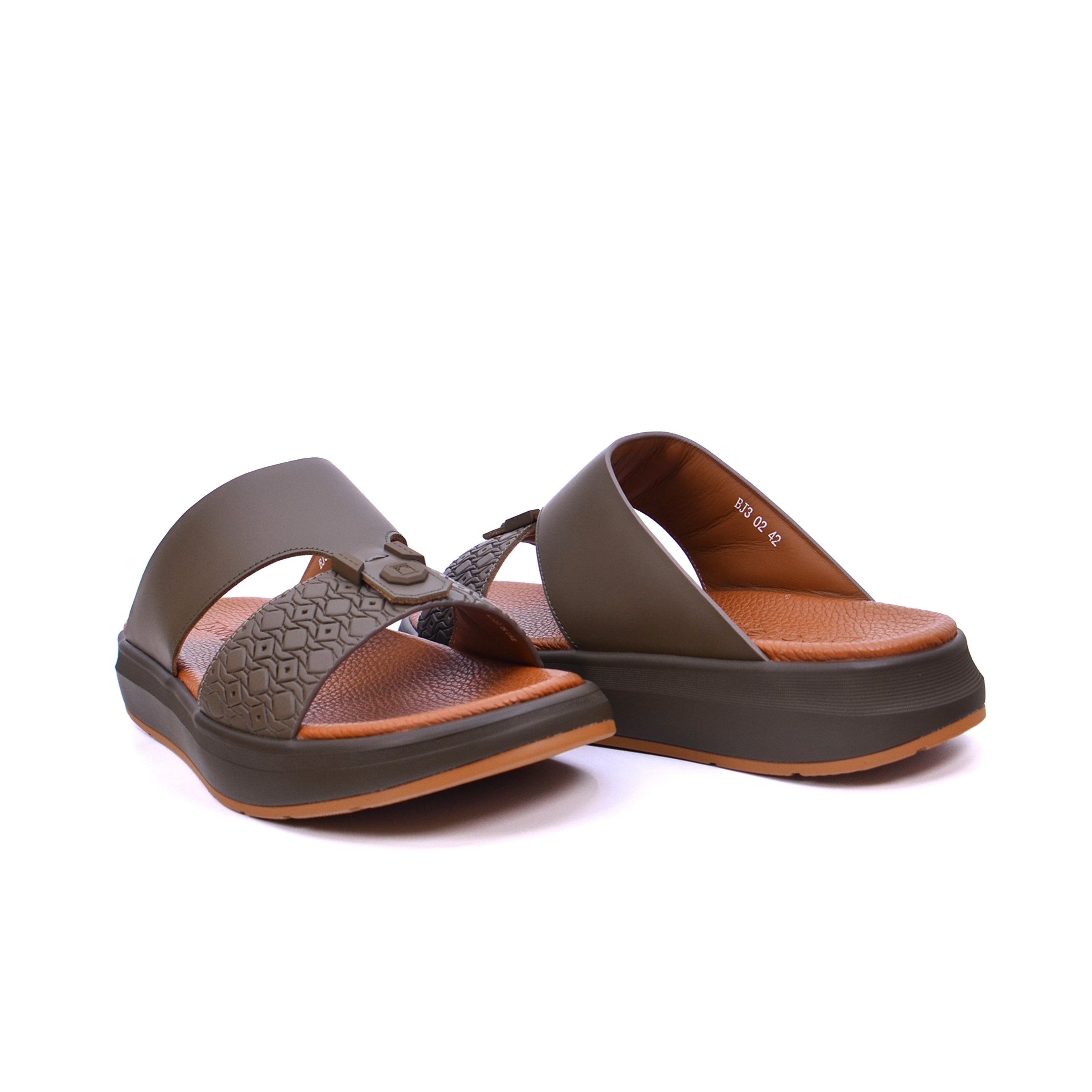 Barjeel Uno BJ 302 Men's Sandals #color_Green