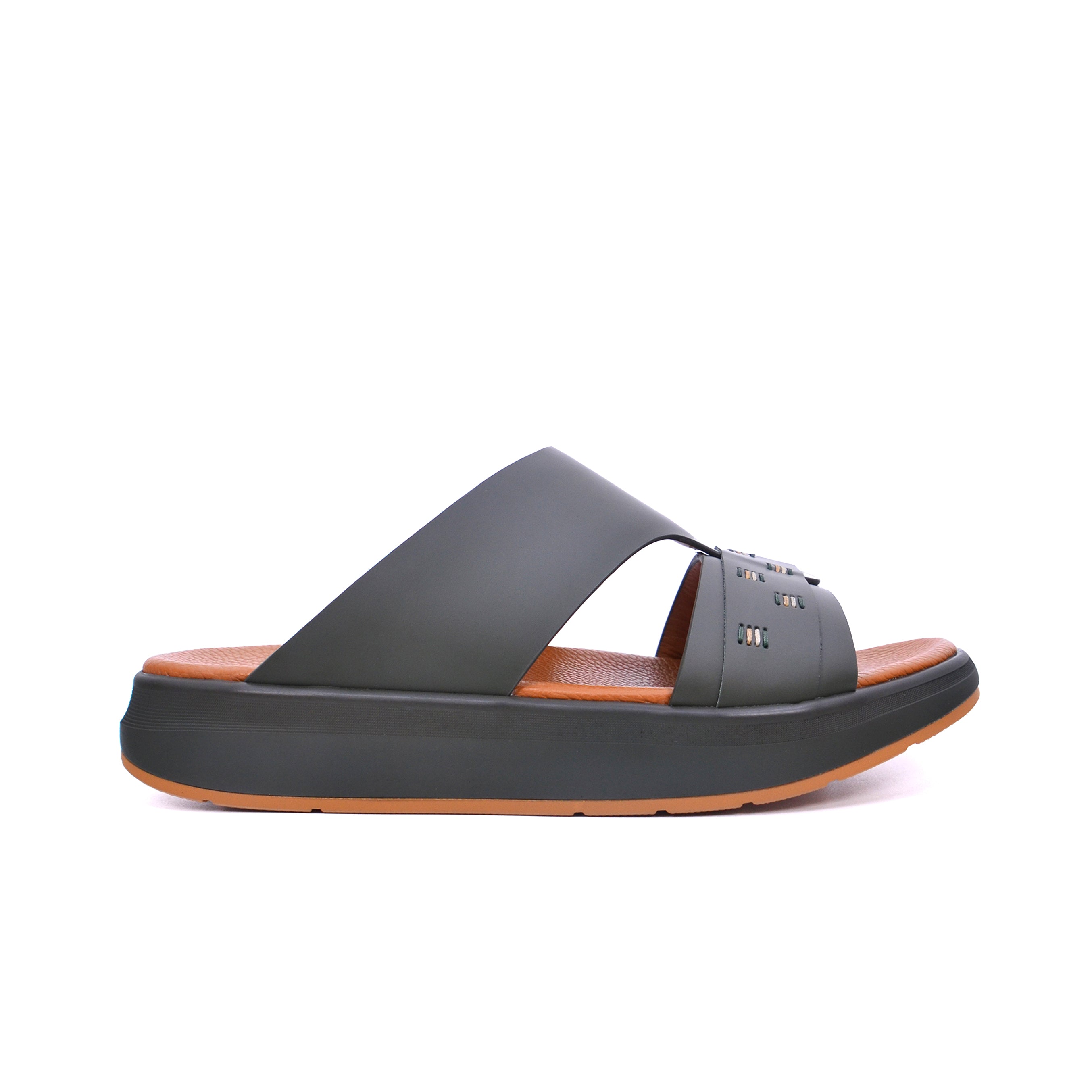 Barjeel Uno BJ 305 Men's Sandals #color_Green