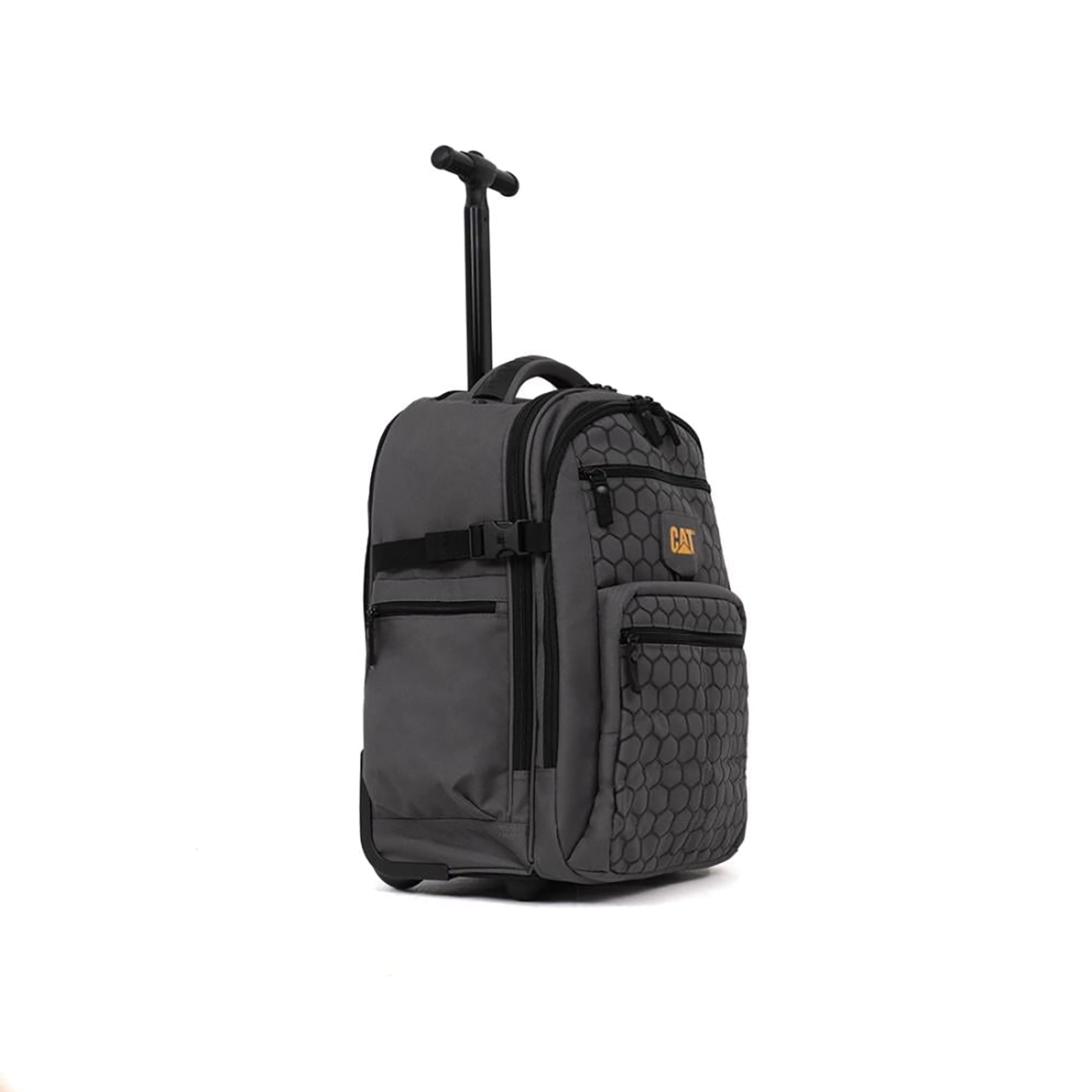 Caterpillar RollRover 2 Wheel Trolley Bag #color_Honeycomb Embossed