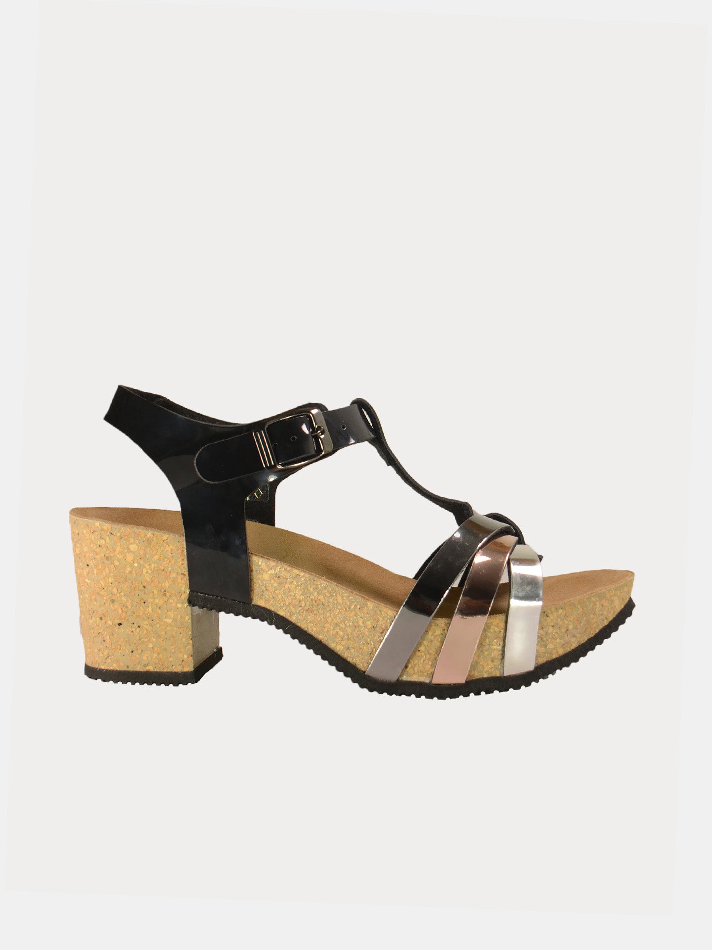Biochic Women's Heeled Sandals #color_gray