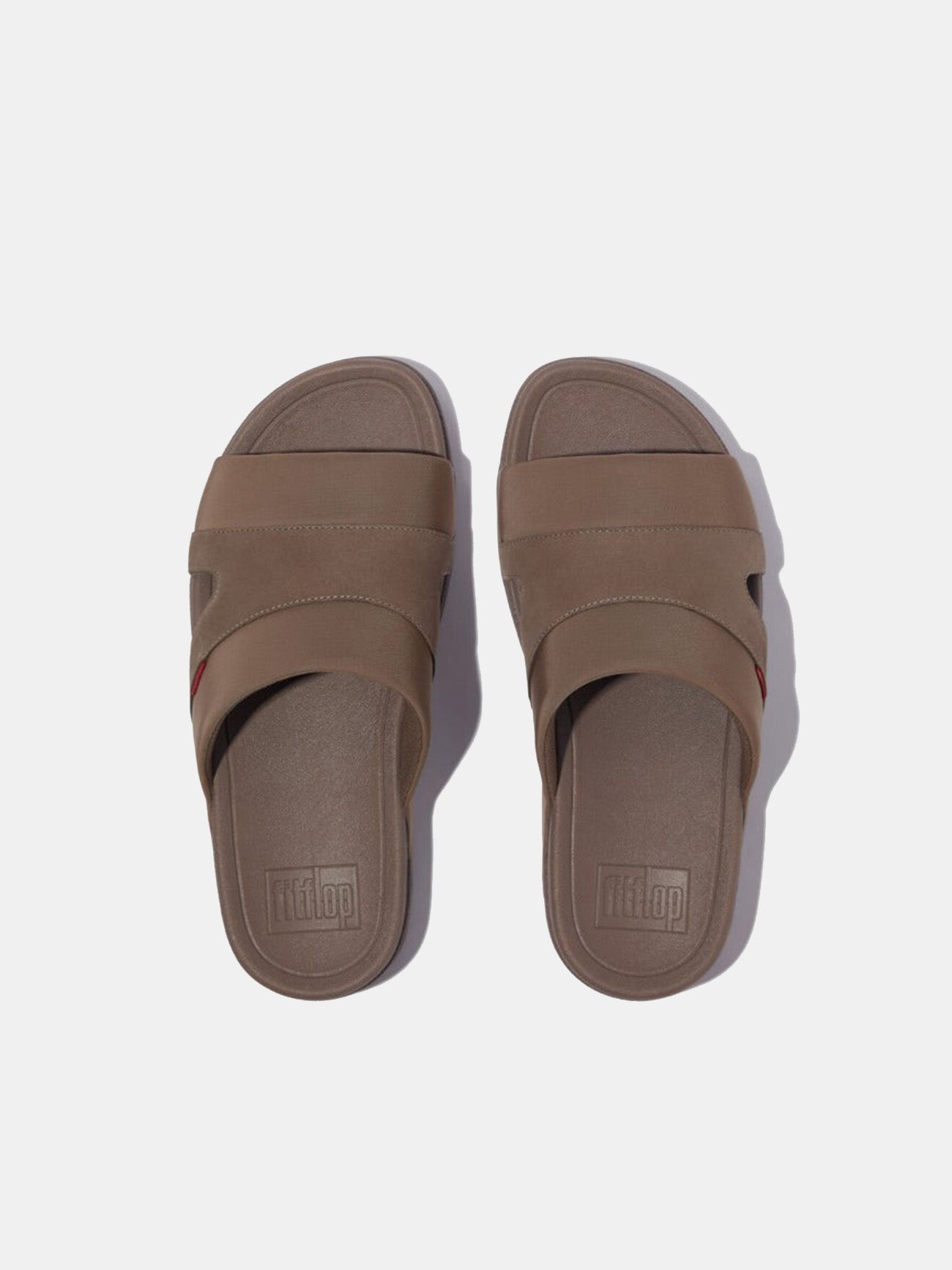 Fitflop Freeway III Men'ss Leather-Mix Slides #color_Java Java