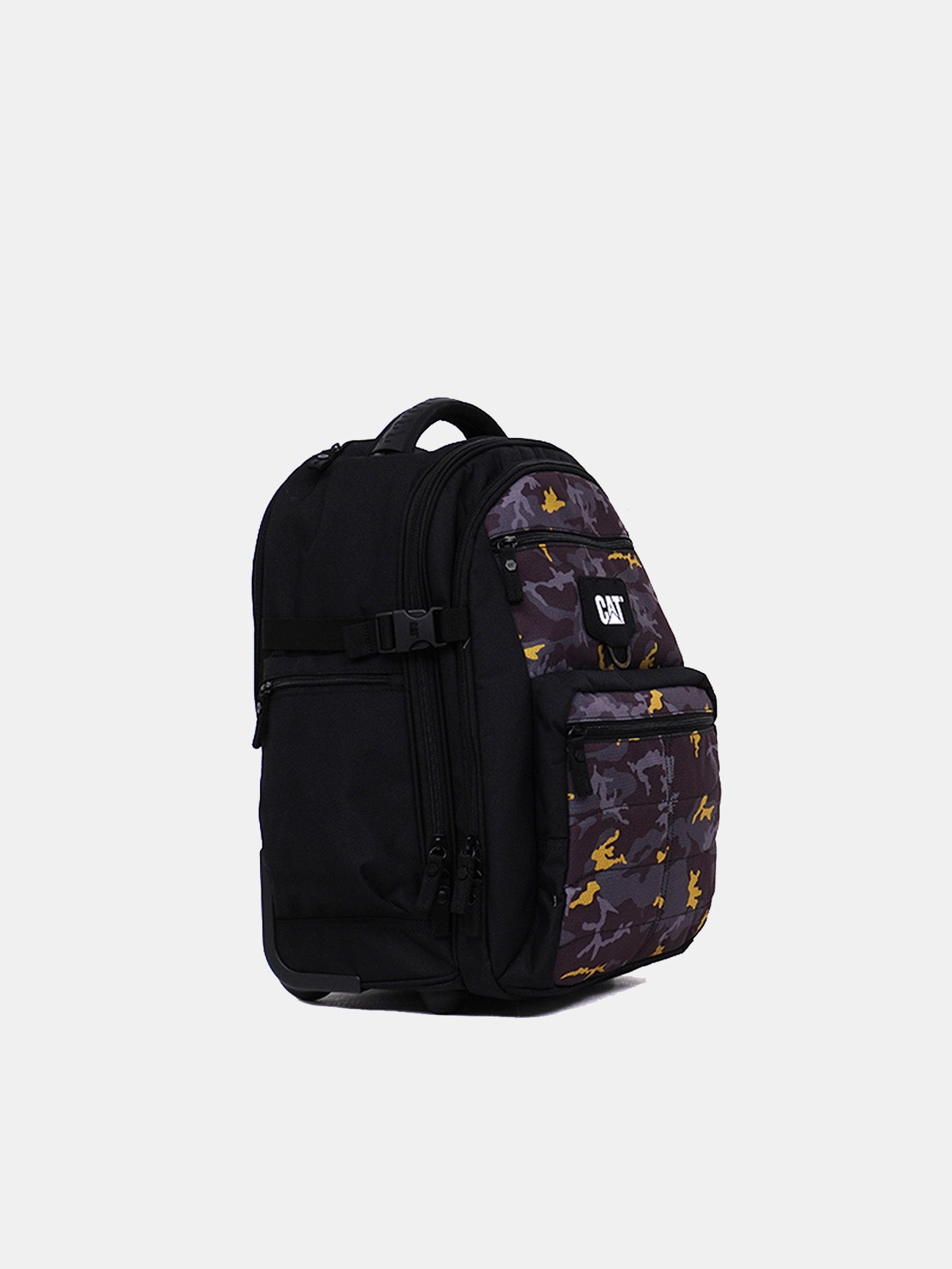 Caterpillar RollRover 2 Wheel Trolley Bag #color_aop camo black/grey/yellow