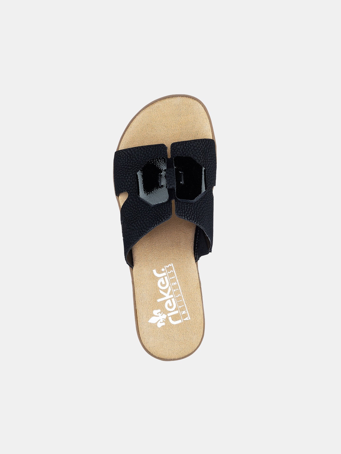 Rieker 63481-00 Women's Slider Sandals #color_black