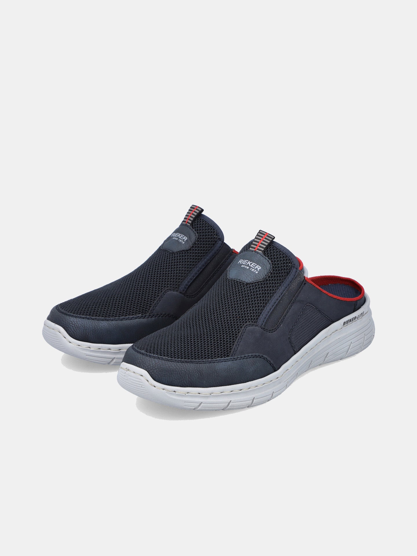 Rieker 13195 Men's Mules #color_Navy