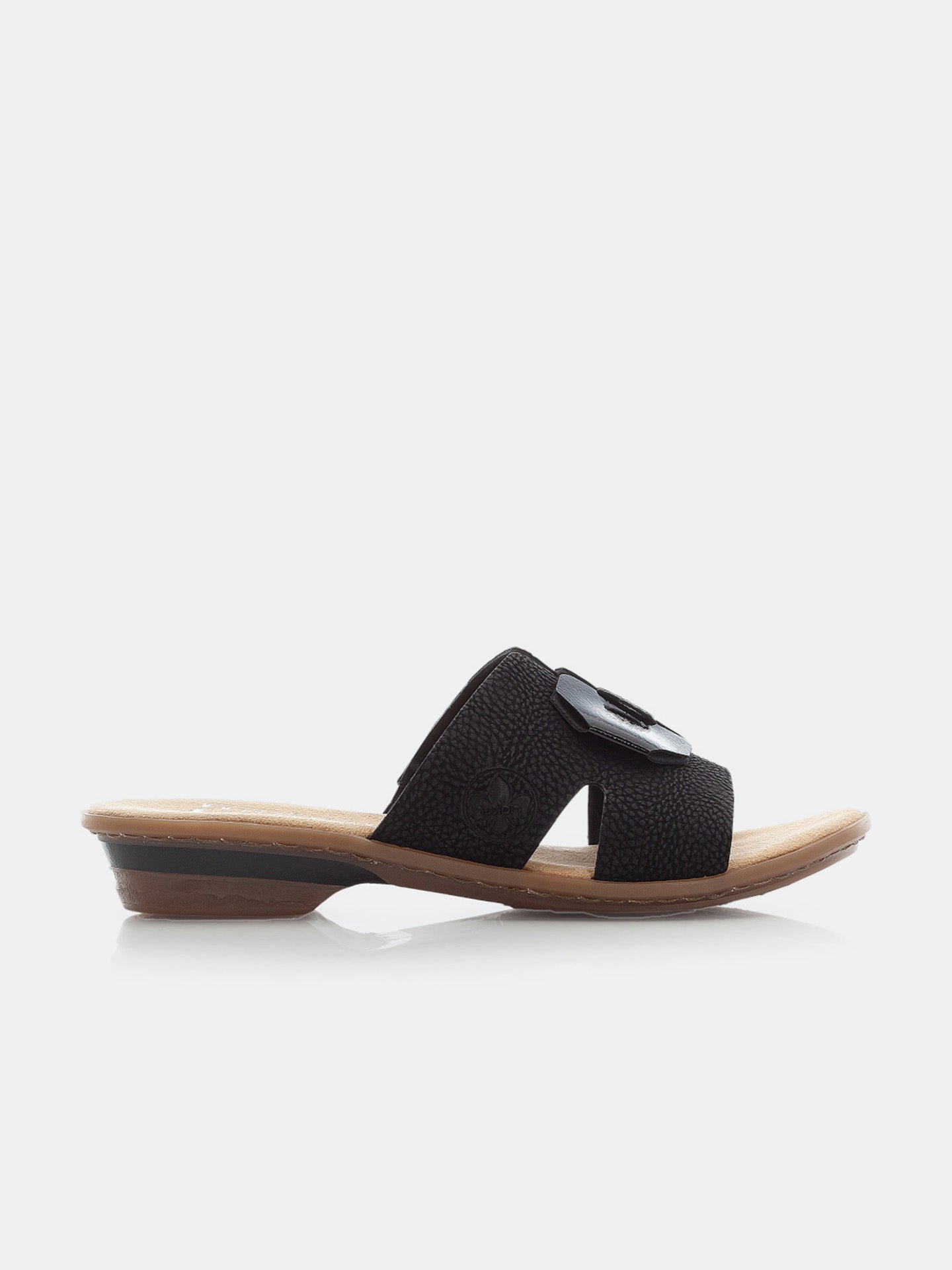 Rieker 63481-00 Women's Slider Sandals #color_black
