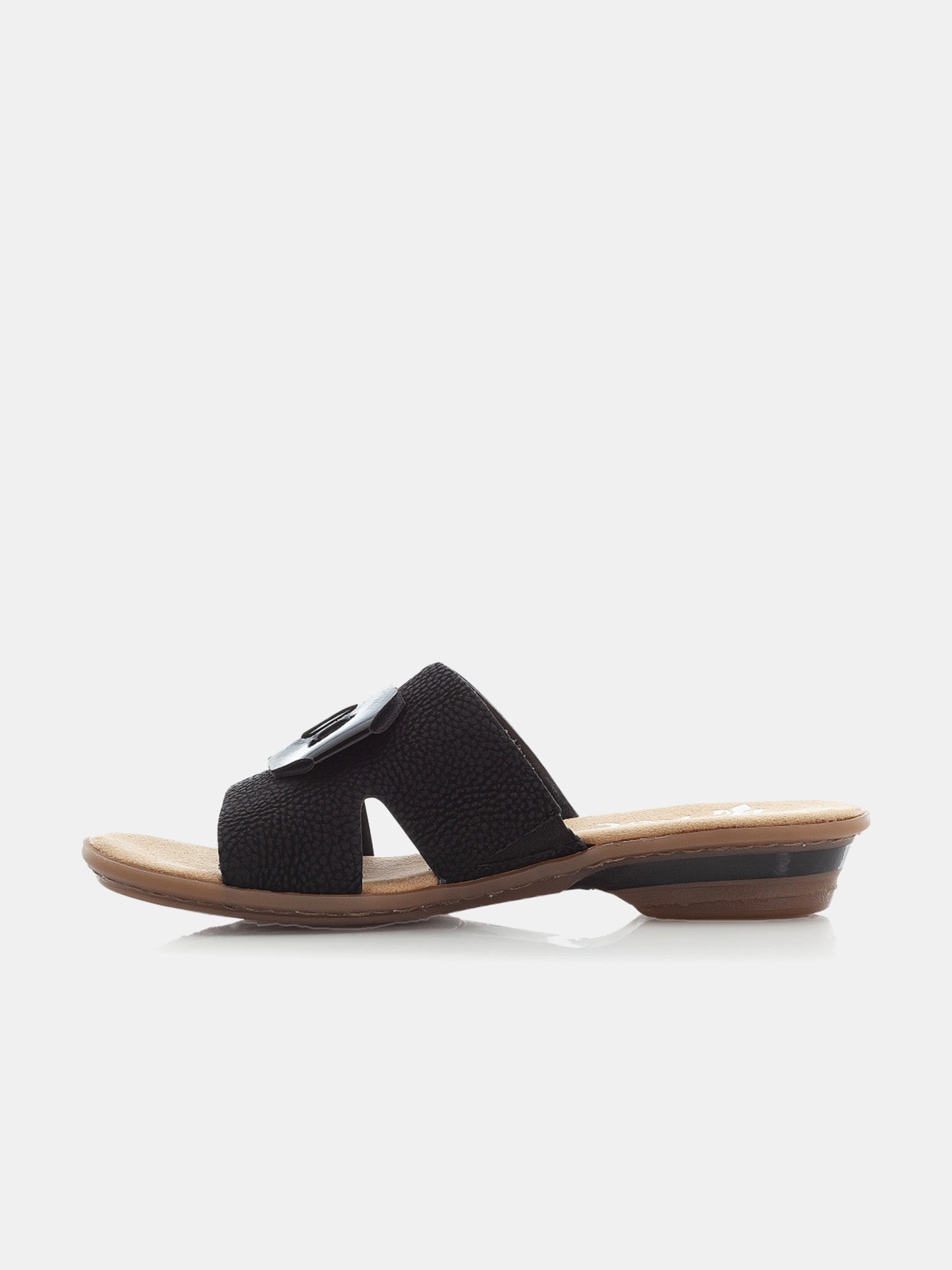 Rieker 63481-00 Women's Slider Sandals #color_black