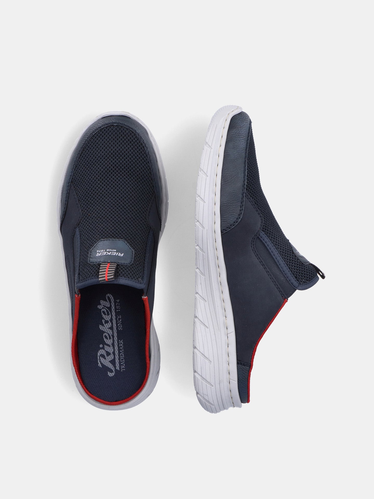 Rieker 13195 Men's Mules #color_Navy