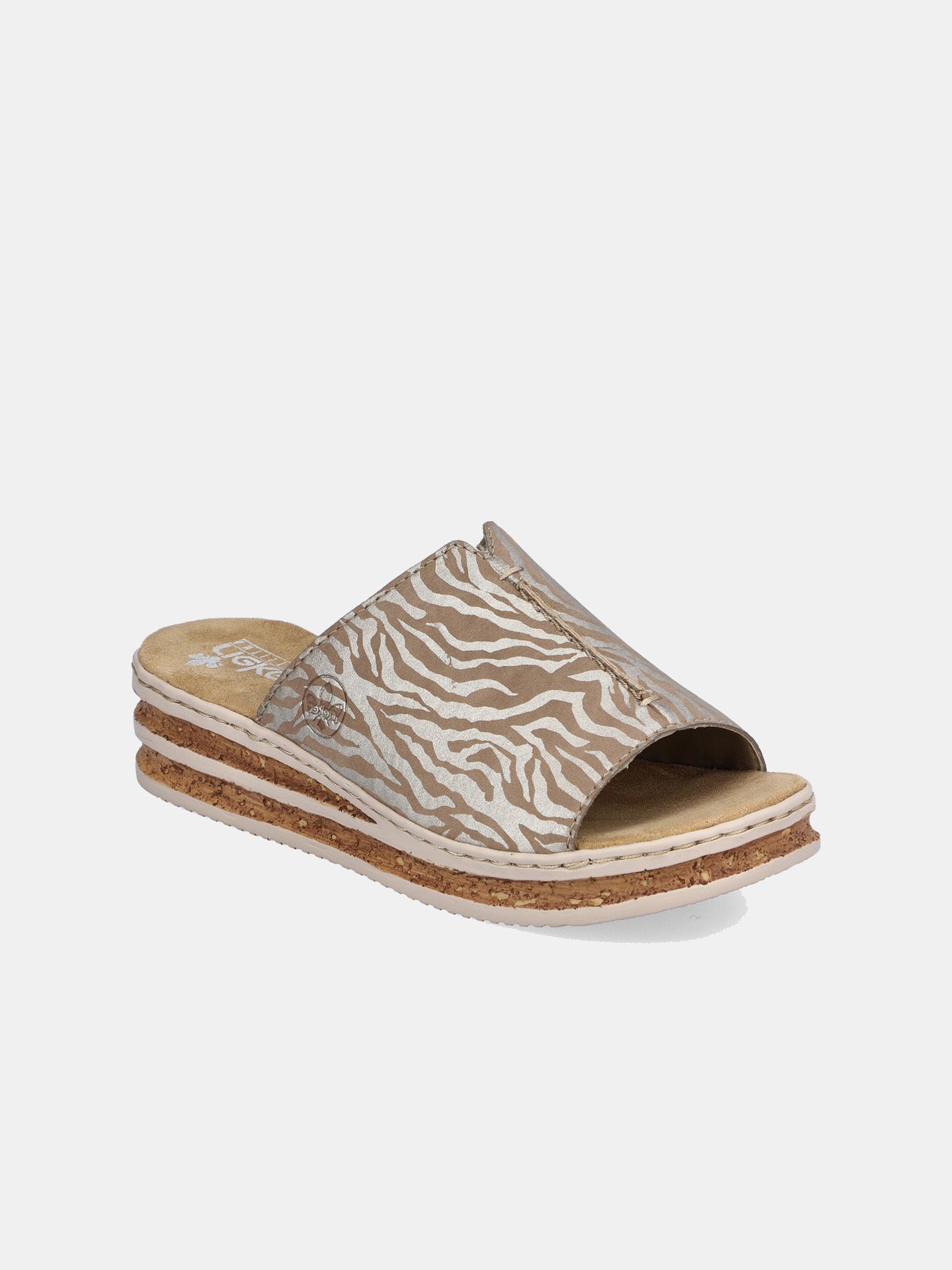 Rieker 629M9-62 Women's Slider Sandals #color_beige