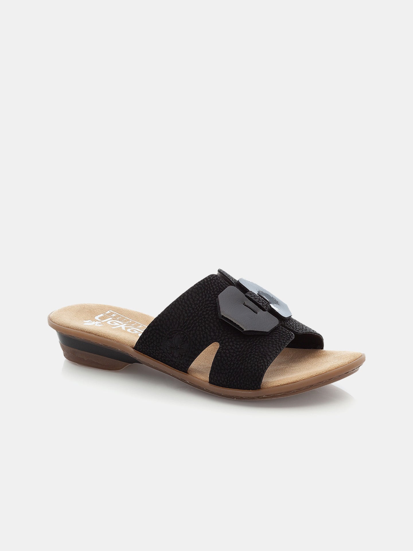 Rieker 63481-00 Women's Slider Sandals #color_black