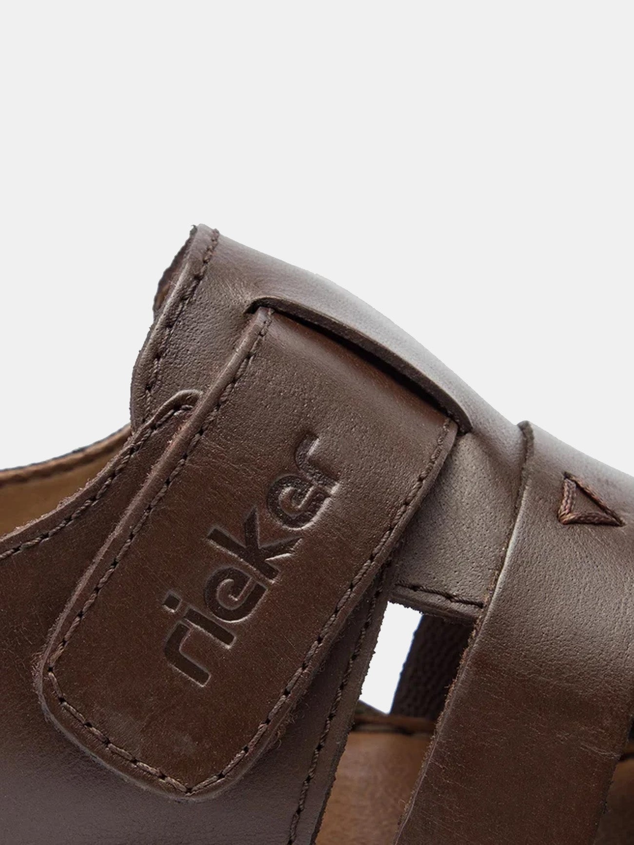 Rieker 22074-25 Back Strap Hook & Loop Outdoor Sandals #color_Brown