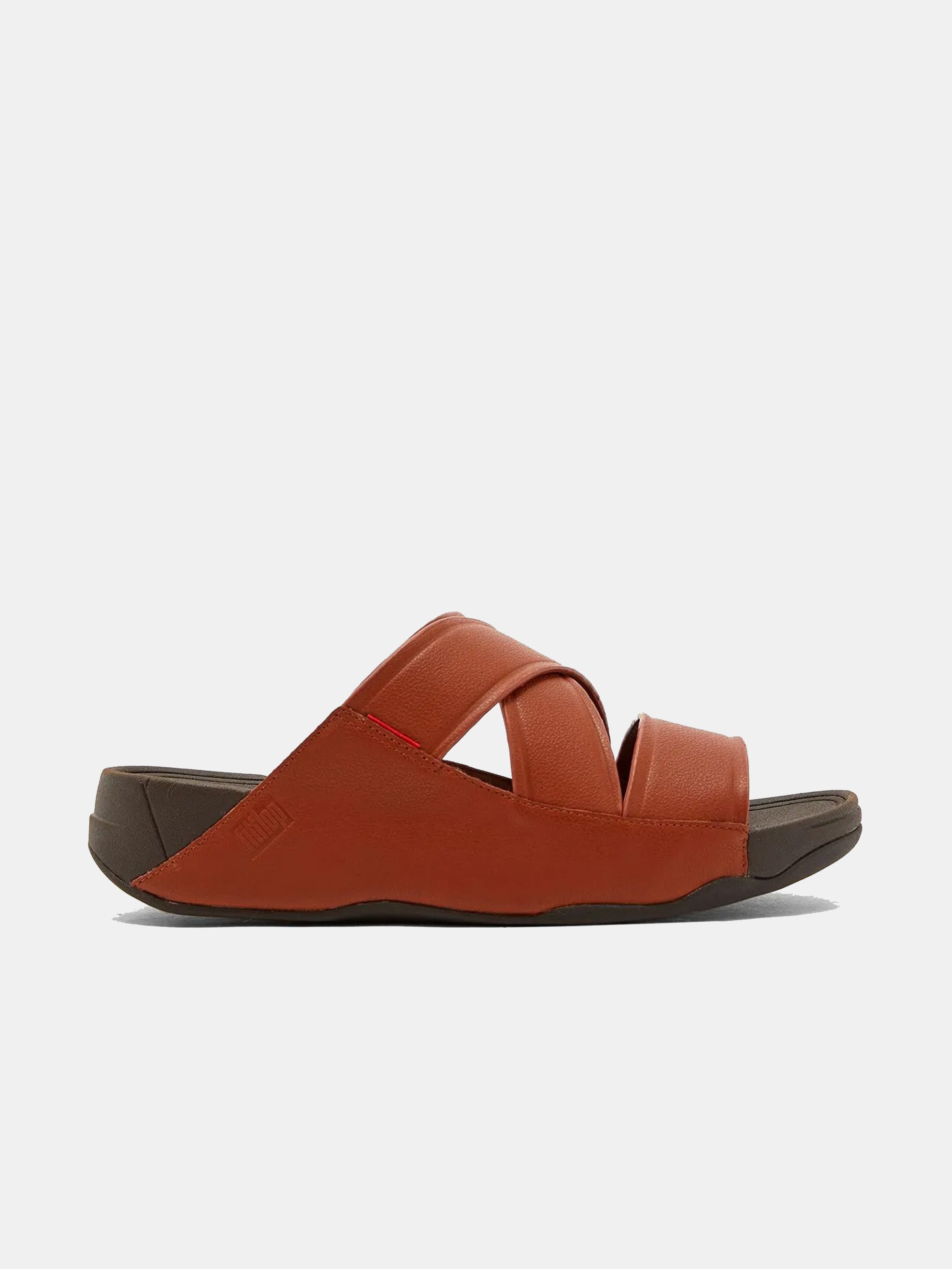 Fitflop Men's Chi Leather Slides #color_Tan