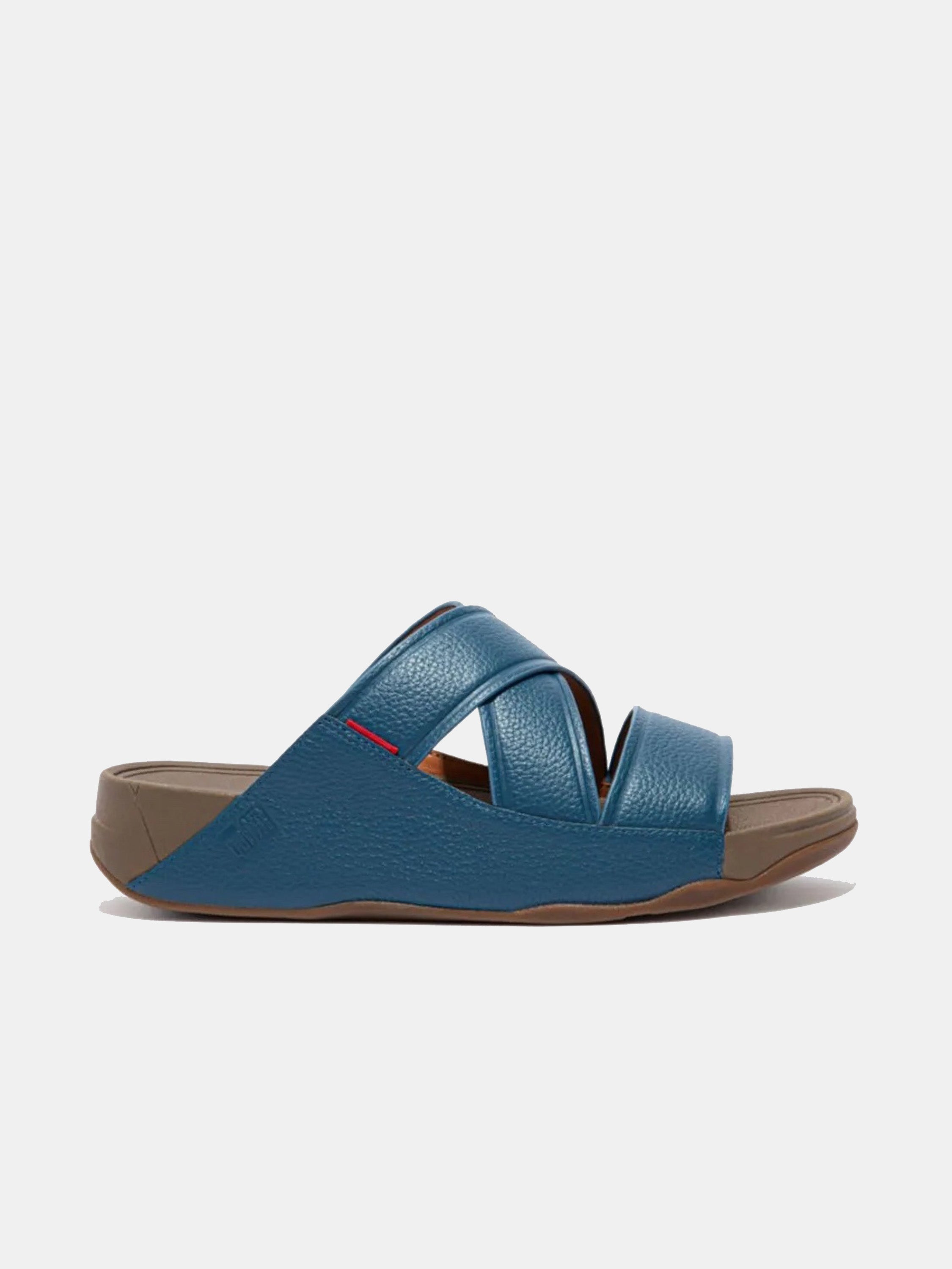 Fitflop Men's Chi Leather Slides #color_Blue