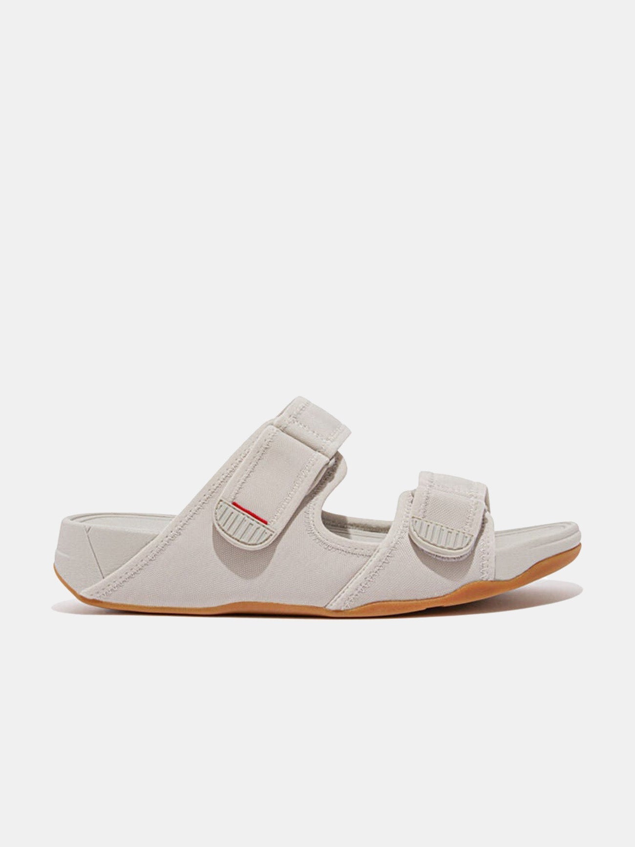 Fitflop Men's Gogh Moc Adjustable Water-Resistant Slides #color_Gray