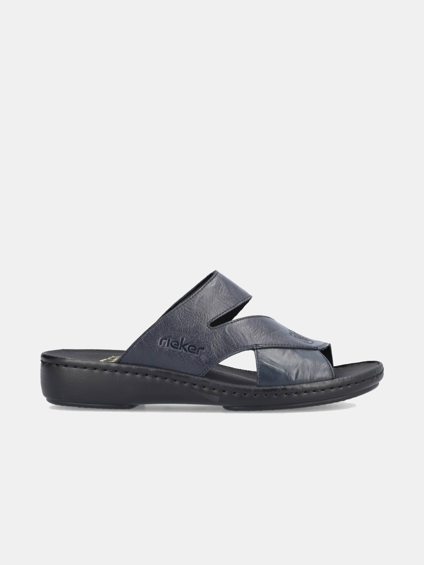 Rieker 23974 Men's Slider Sandals #color_Navy