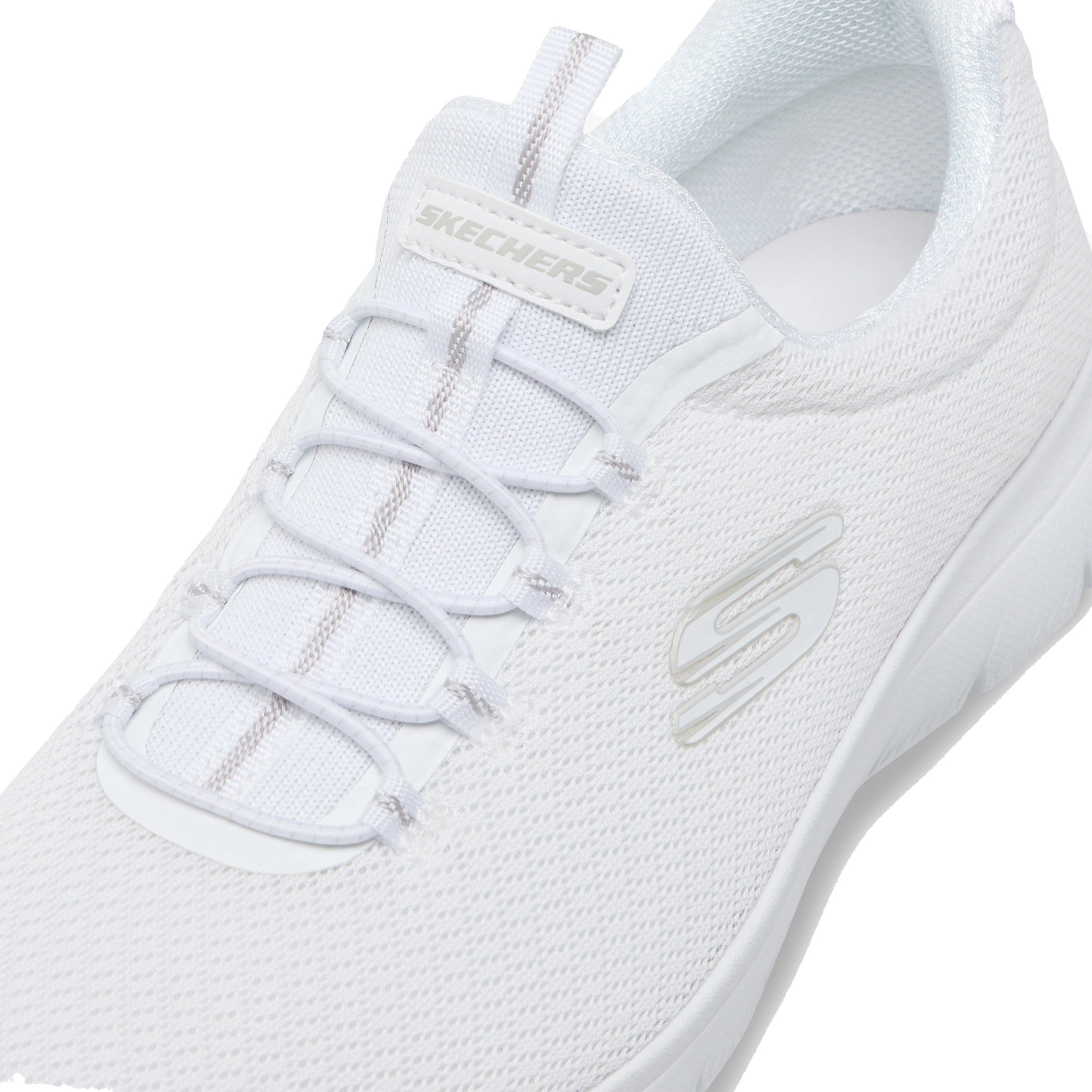 Skechers Women's Summits - Summer Blush Shoes #color_White