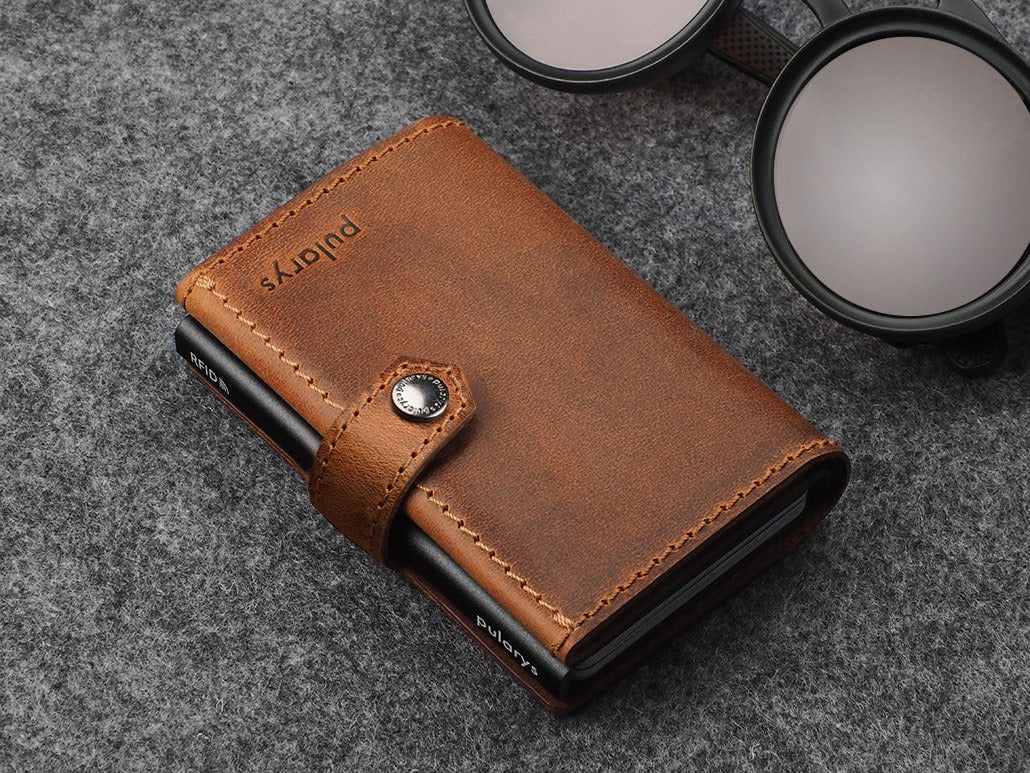 Pularys Hiker Wallet - Saddle Leather #color_Brown