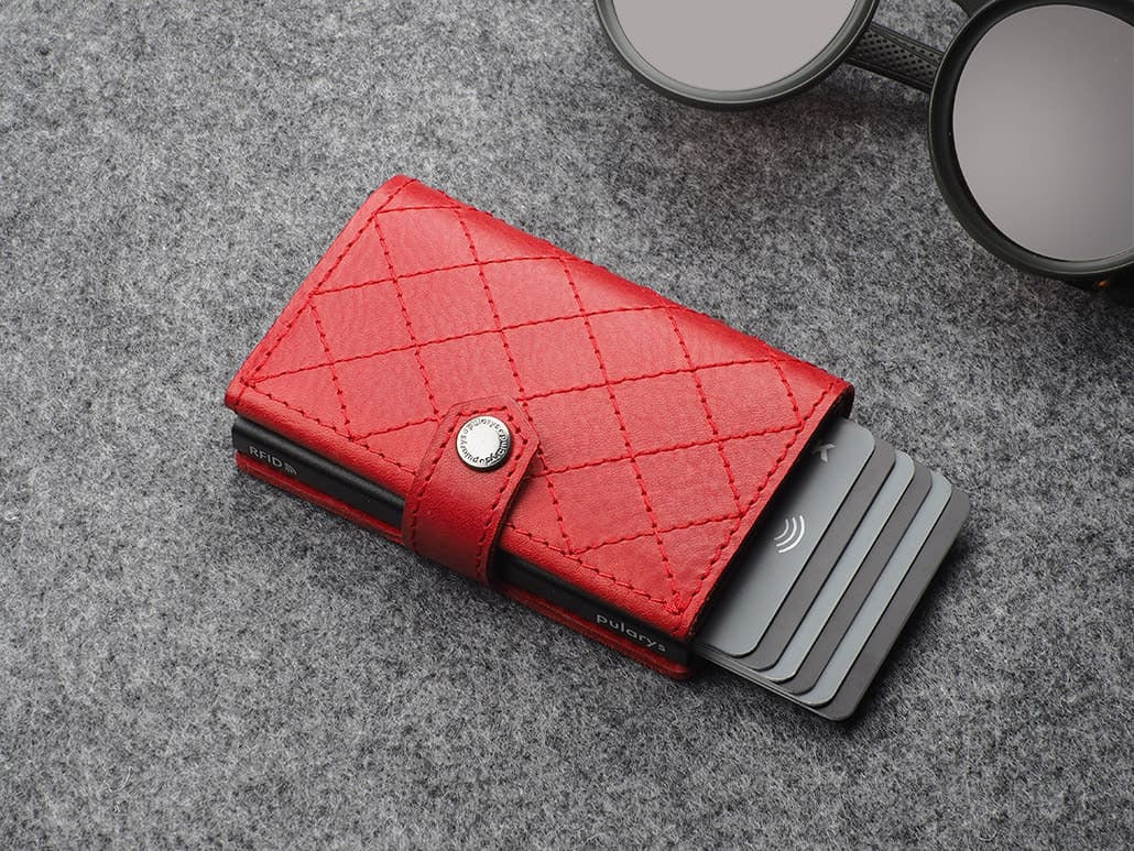 Pularys Hiker - Chic Decor Wallet - Nomad Leather #color_Red