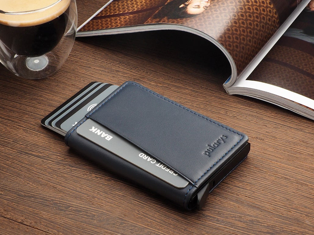 Pularys Kangoo Wallet - Italia Leather #color_Navy