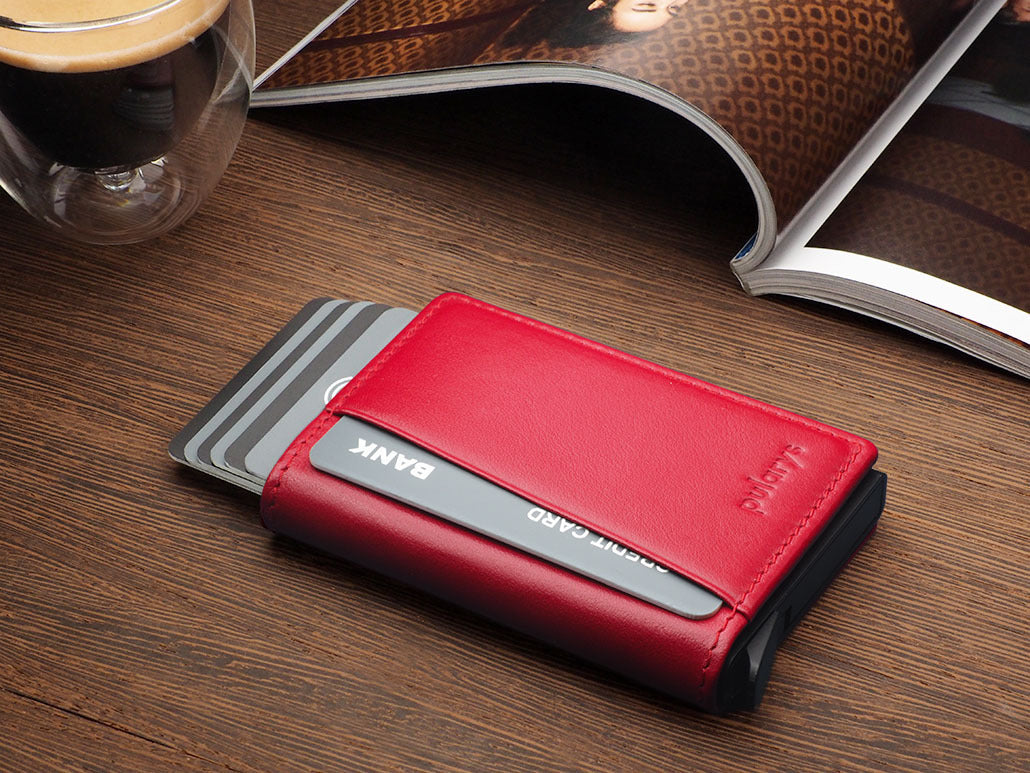 Pularys Kangoo Wallet - Italia Leather #color_Red