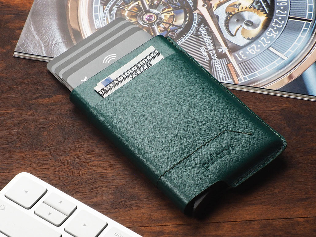 Pularys GOBI Wallet - Italia Leather #color_Green