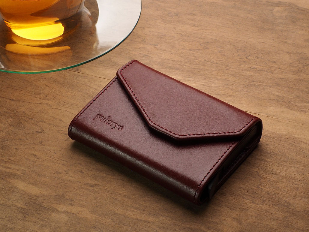 Pularys Porter Go wallet - Italia Leather #color_Maroon