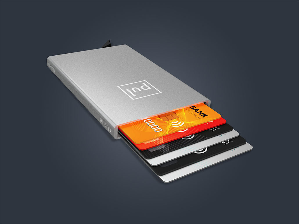 Pularys Zen Credit Card Holder - Aluminum #color_Silver