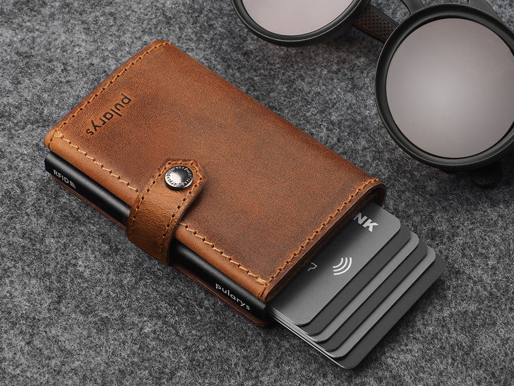 Pularys Hiker Wallet - Saddle Leather #color_Brown