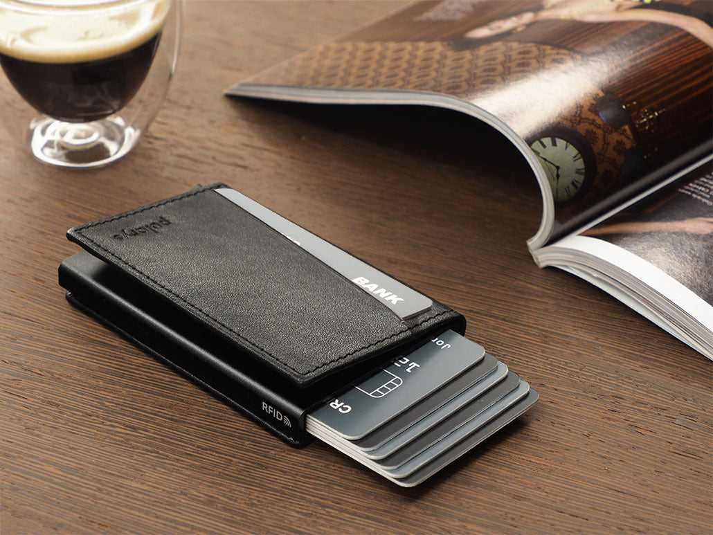 Pularys Kangoo Wallet - Italia Leather #color_Black