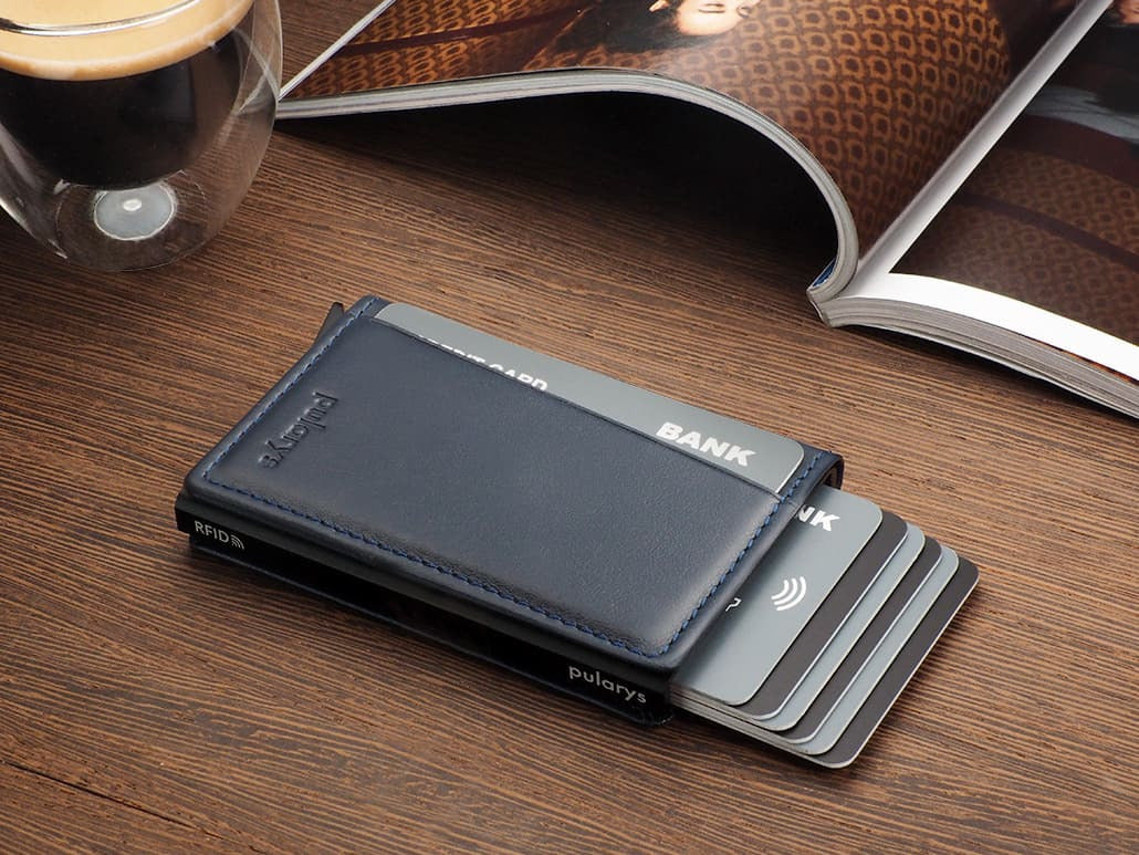 Pularys Kangoo Wallet - Italia Leather #color_Navy