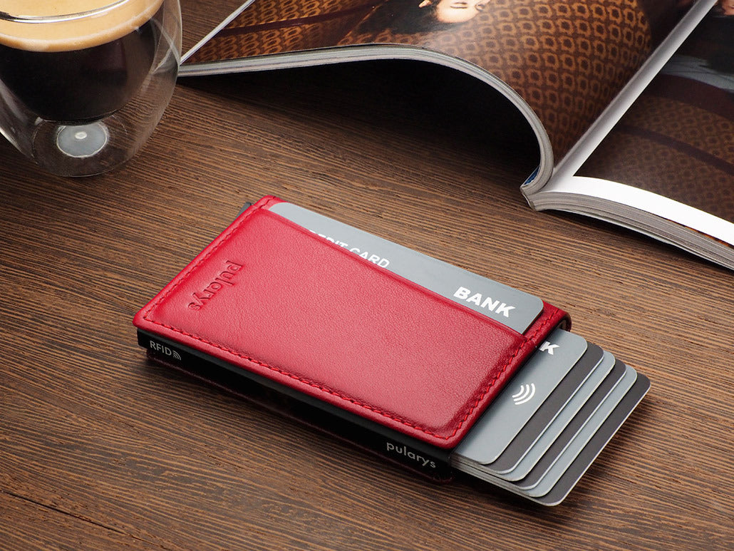 Pularys Kangoo Wallet - Italia Leather #color_Red