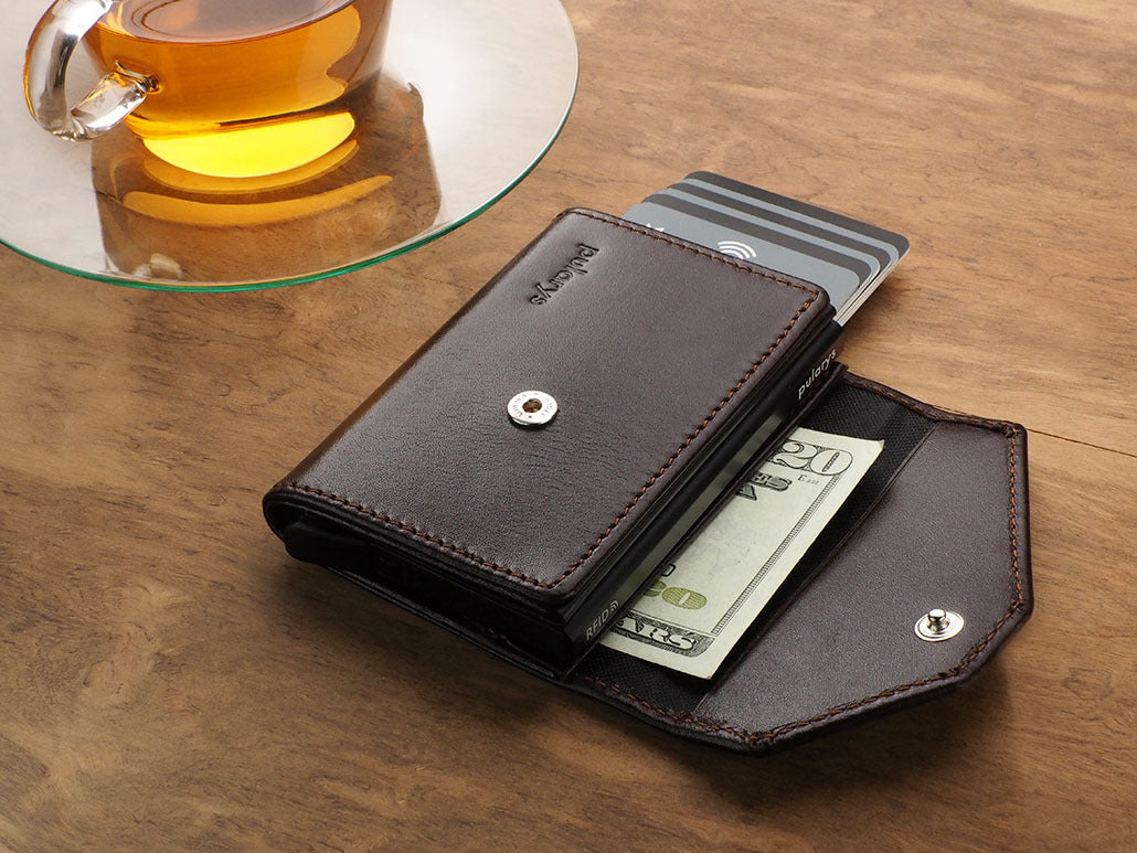 Pularys Porter Go wallet - Italia Leather #color_Brown