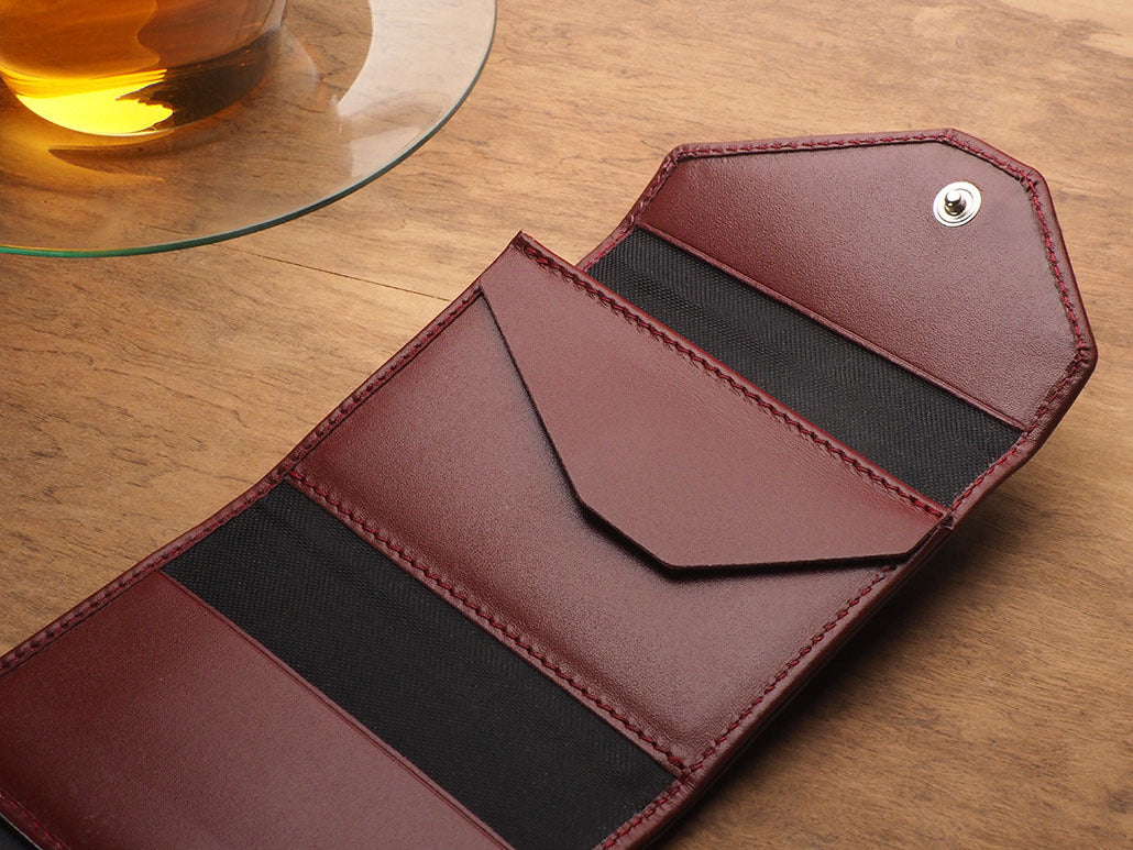 Pularys Porter Go wallet - Italia Leather #color_Maroon