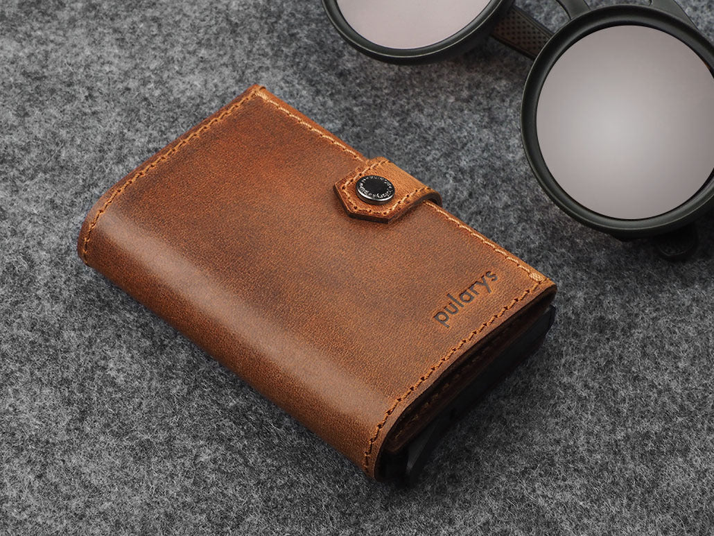 Pularys Hiker Wallet - Saddle Leather #color_Brown