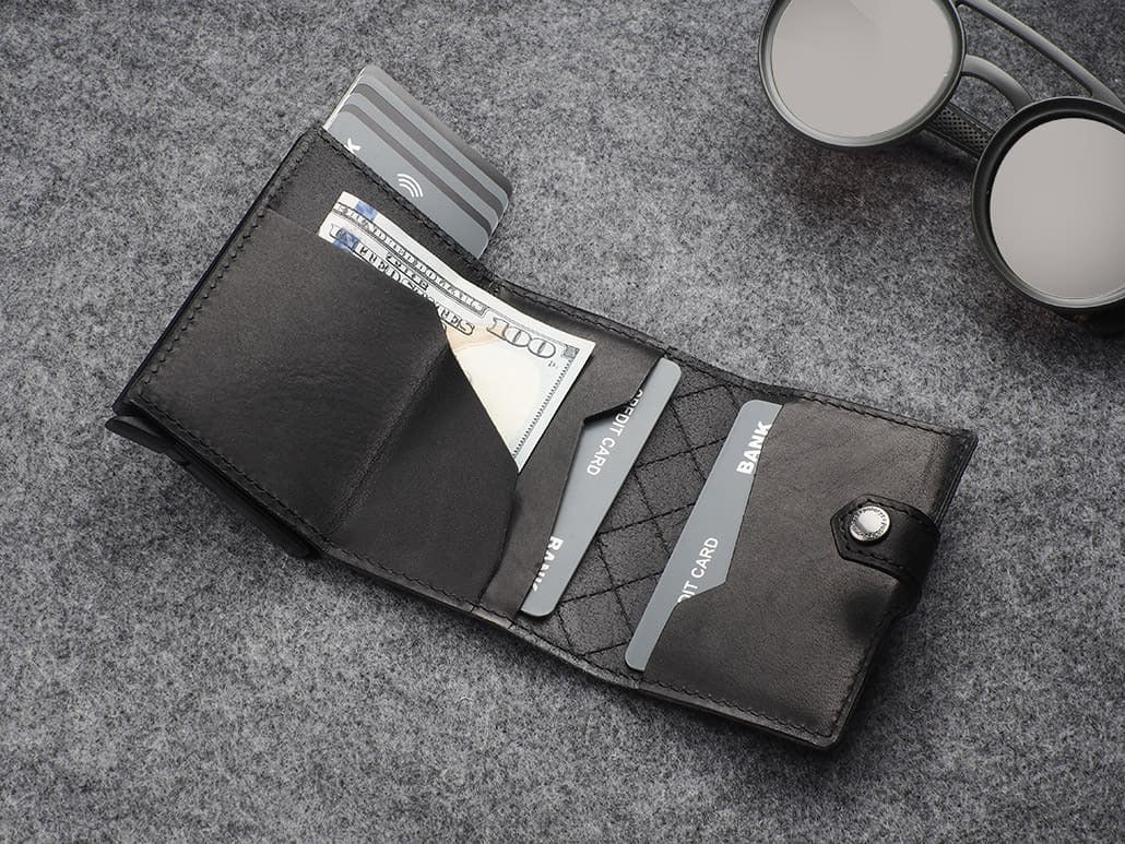 Pularys Hiker - Chic Decor Wallet - Nomad Leather #color_Black