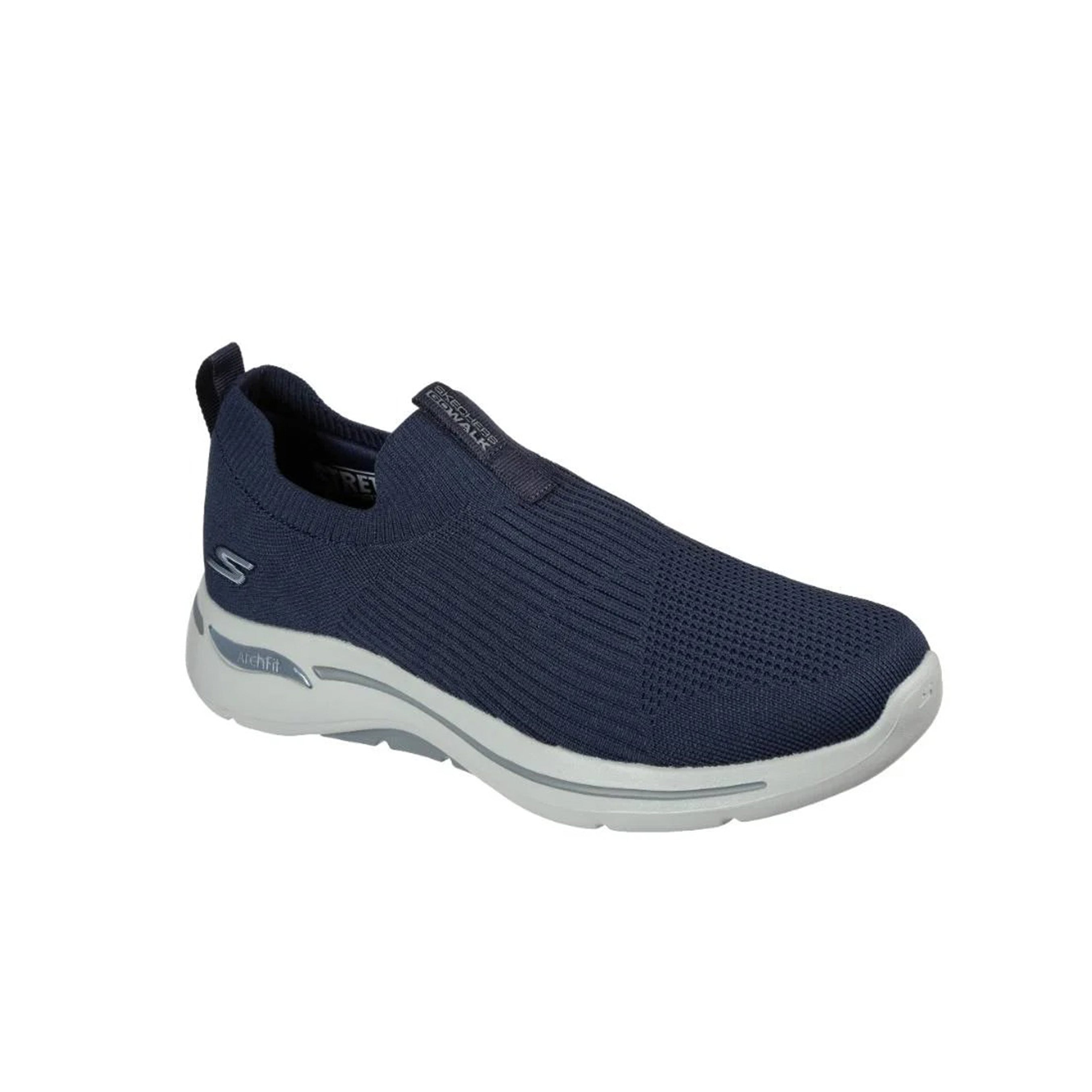 Skechers Men's Go Walk Arch Fit Iconic Extra Wide Shoes #color_navy