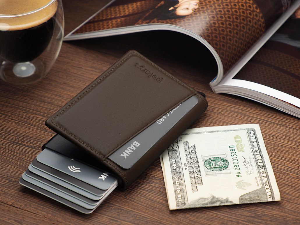 Pularys Kangoo Wallet - Italia Leather #color_Brown