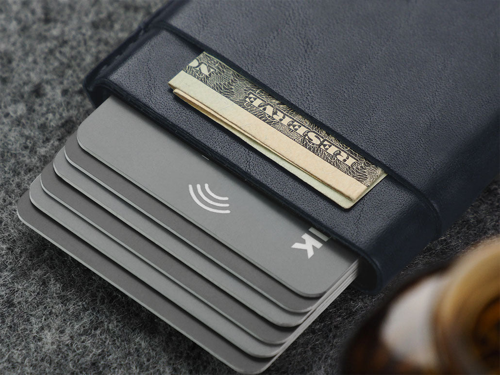 Pularys GOBI Wallet - Nomad Leather #color_Navy